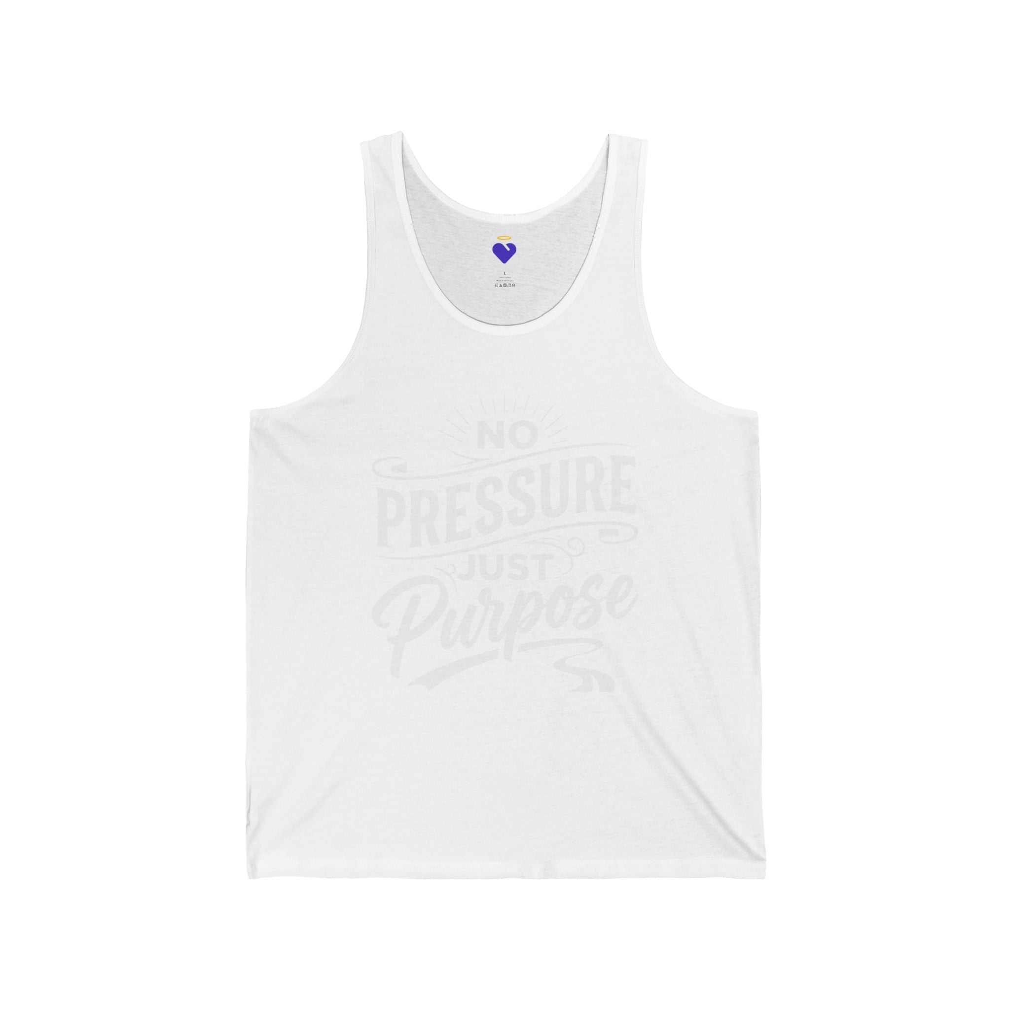 No Pressure, Just Purpose | Men's Staple Tank Top