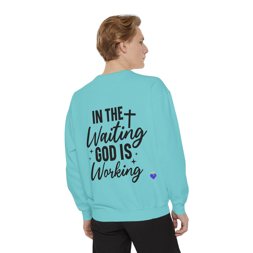 In the Waiting | Unisex Dyed Sweatshirt