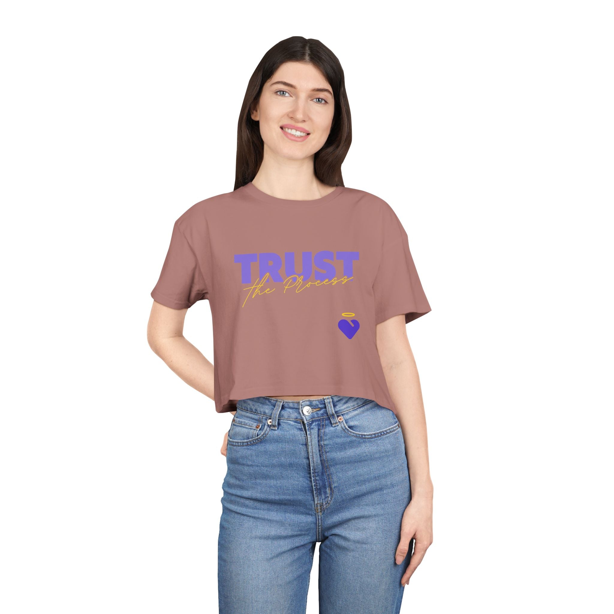 Trust the Process — Women's Crop Top