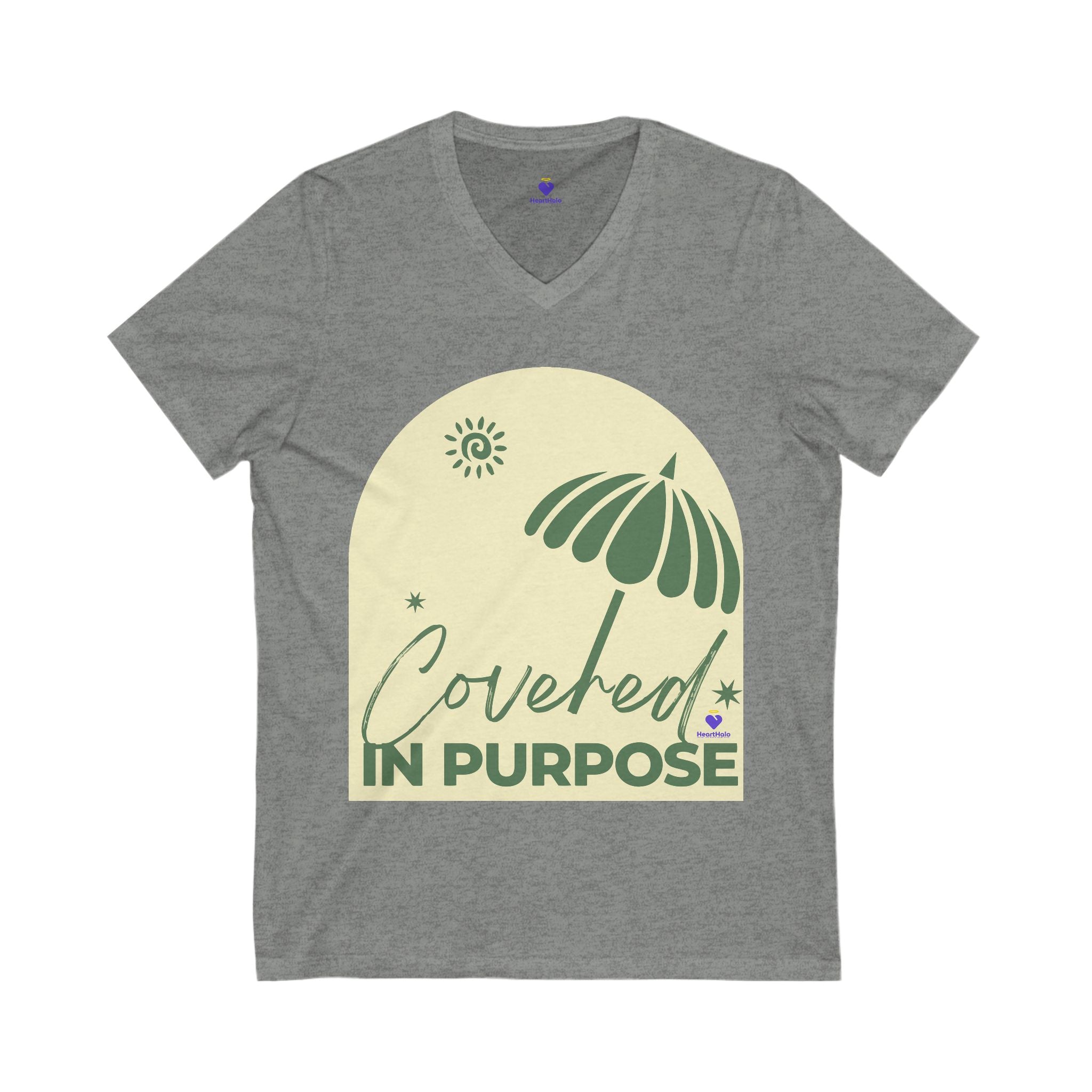 Covered in Purpose | Premium Unisex V-Neck Tee