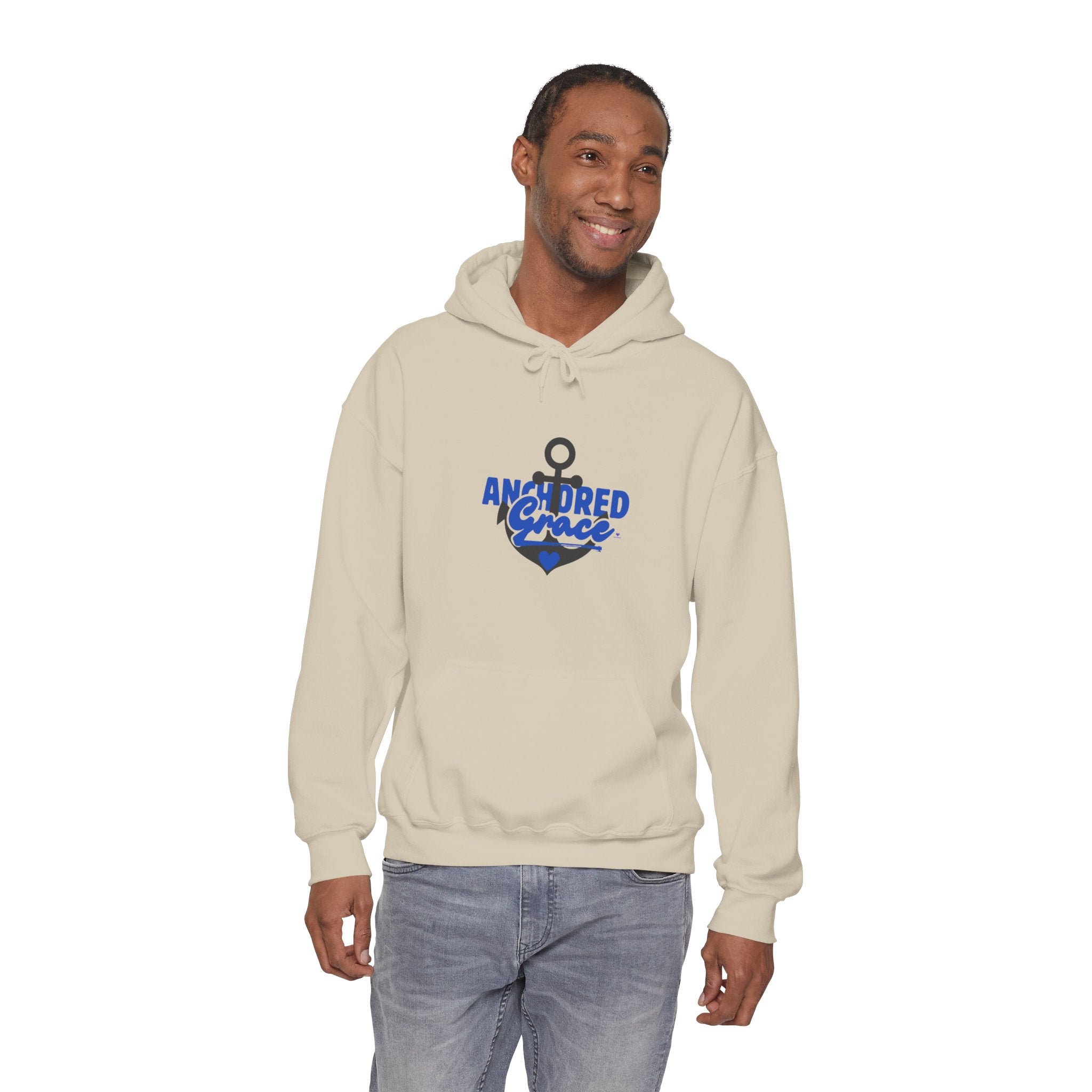 Anchored in Grace Hoodie-Unisex Heavy Blend™ Hooded Sweatshirt