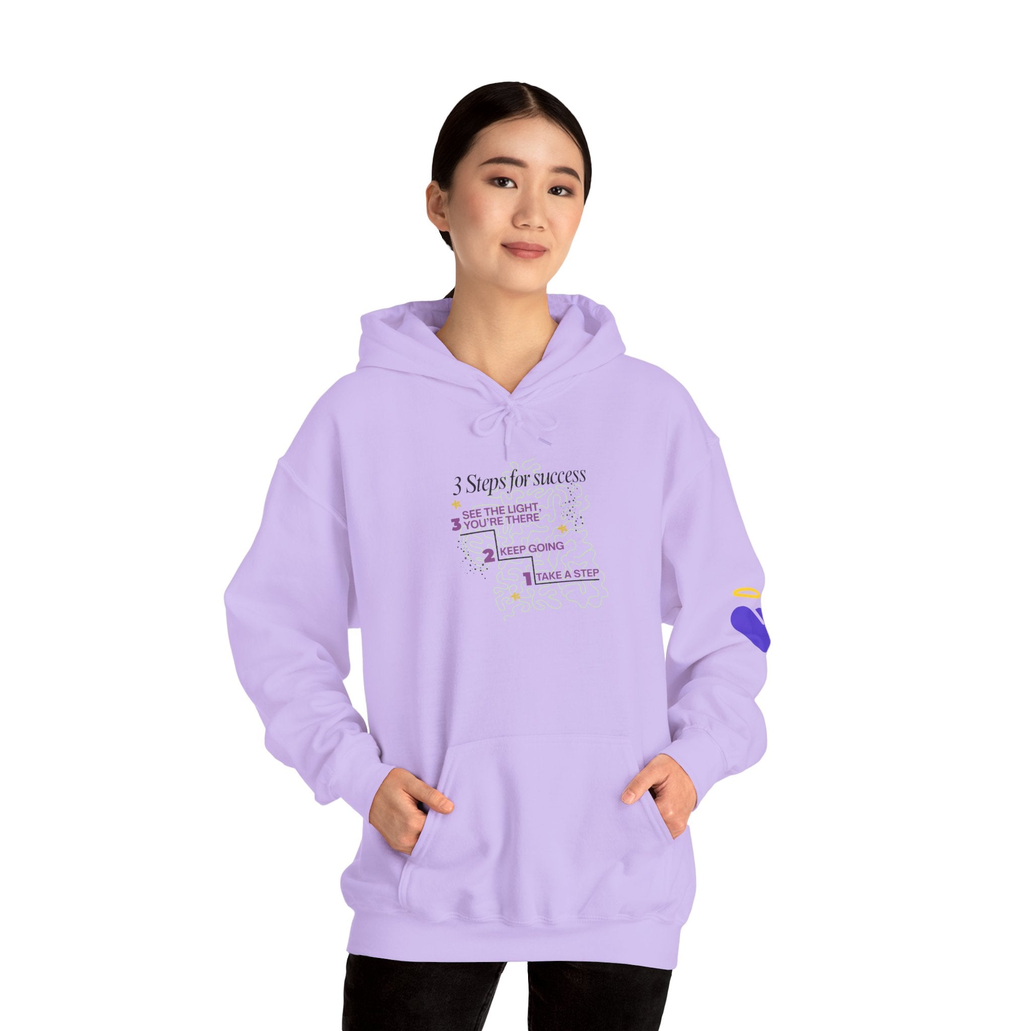 3 Steps to Success - Unisex Heavy Blend™ Hooded Sweatshirt