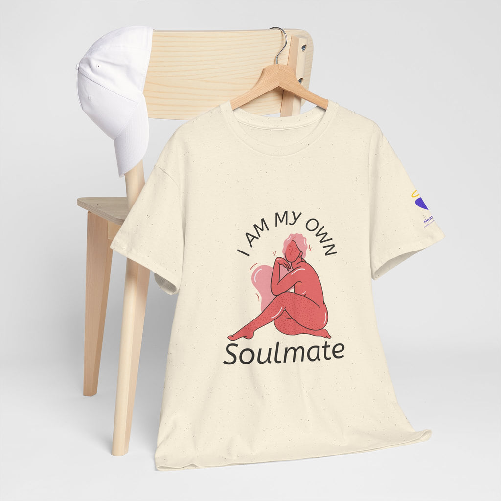 I Am My Own Soulmate - Unisex Heavy Cotton T-Shirt (Round Neck)