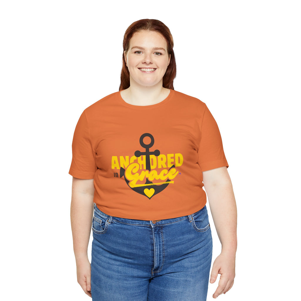 Anchored in Grace: Unisex  Short Sleeve Classic Tee