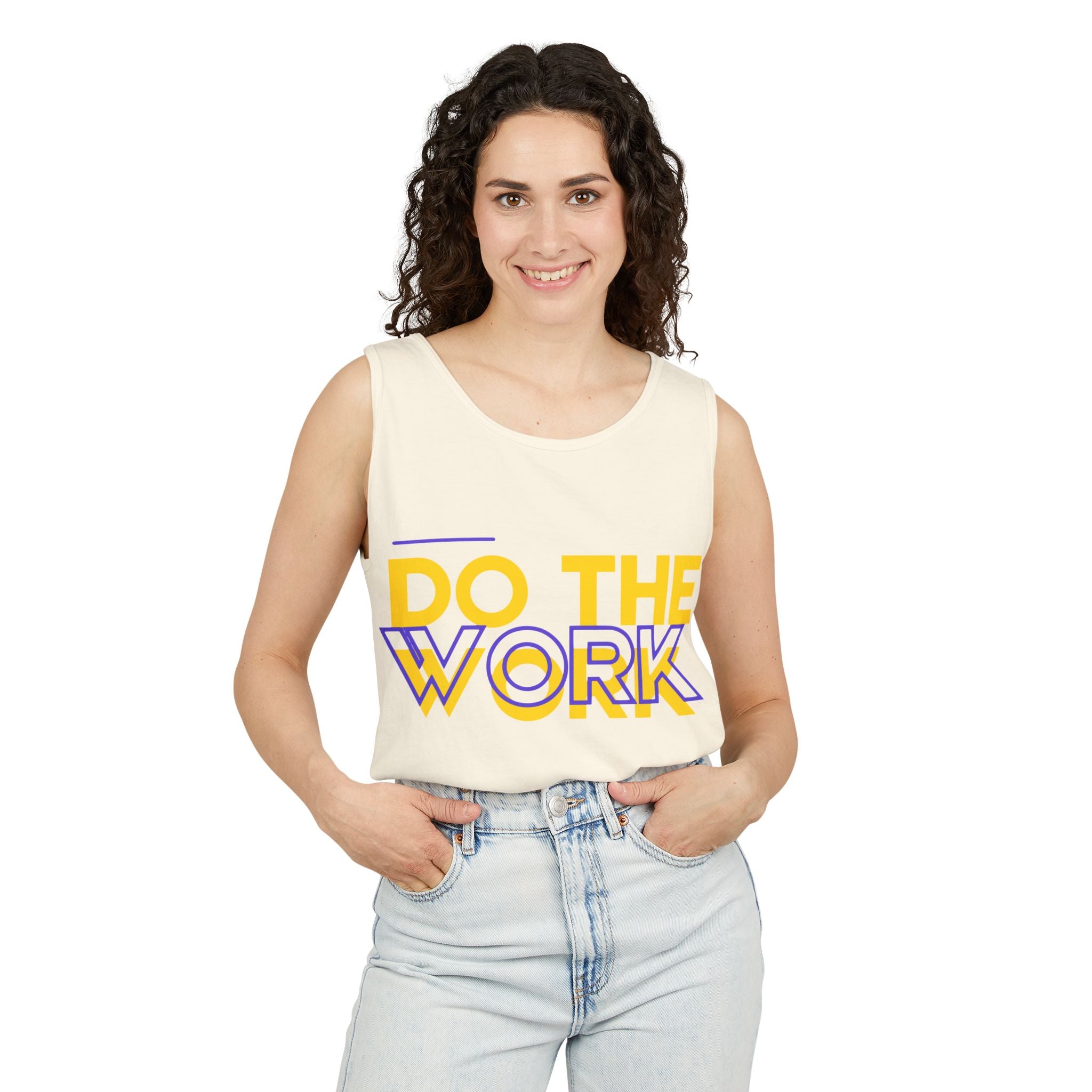 Do The Work | Unisex Garment-Dyed Tank Top