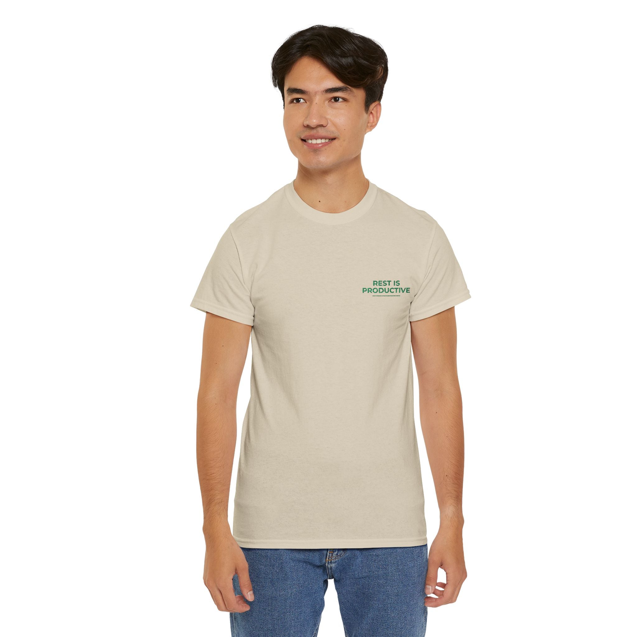 Rest Is Productive | Embroidered Unisex Classic T-Shirt