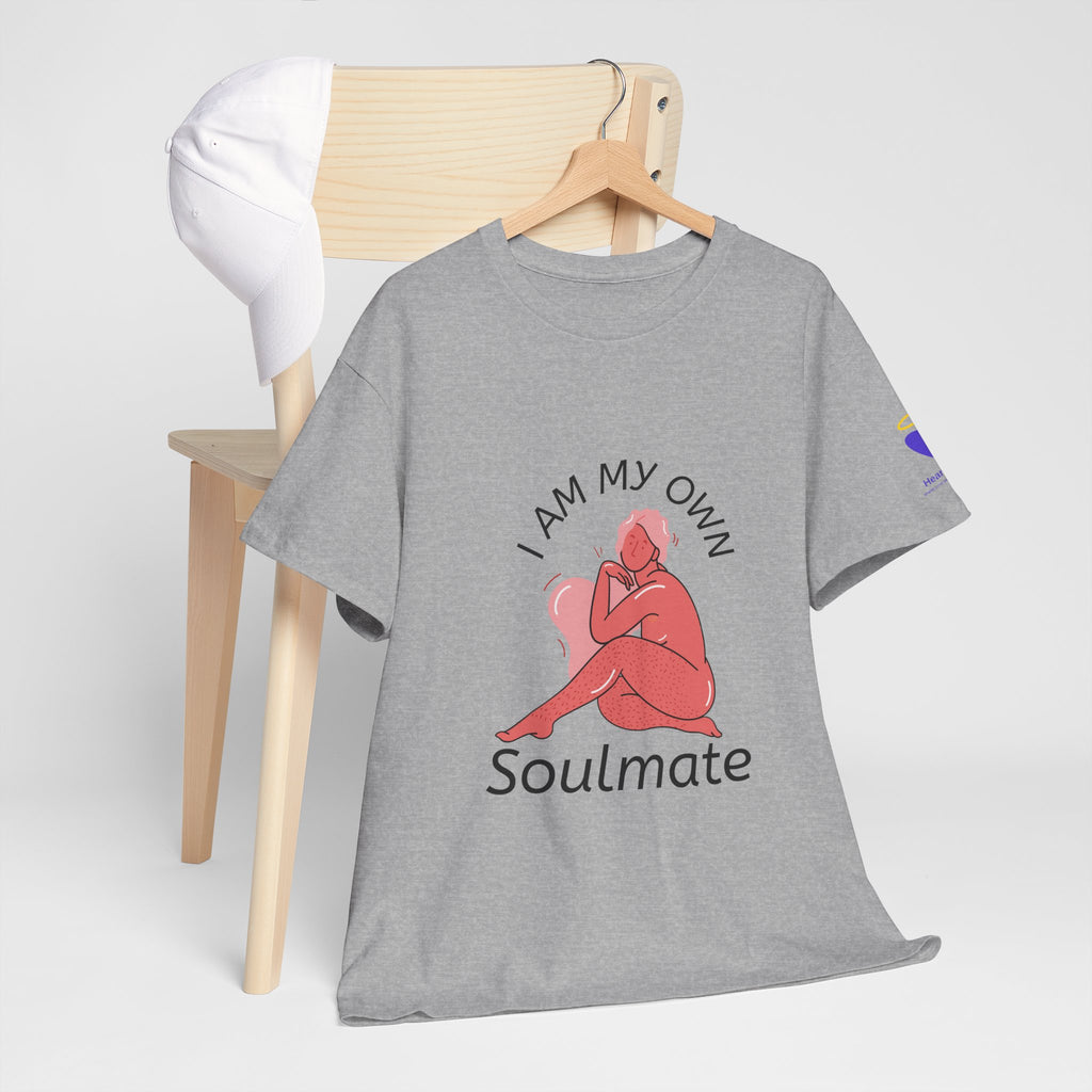 I Am My Own Soulmate - Unisex Heavy Cotton T-Shirt (Round Neck)
