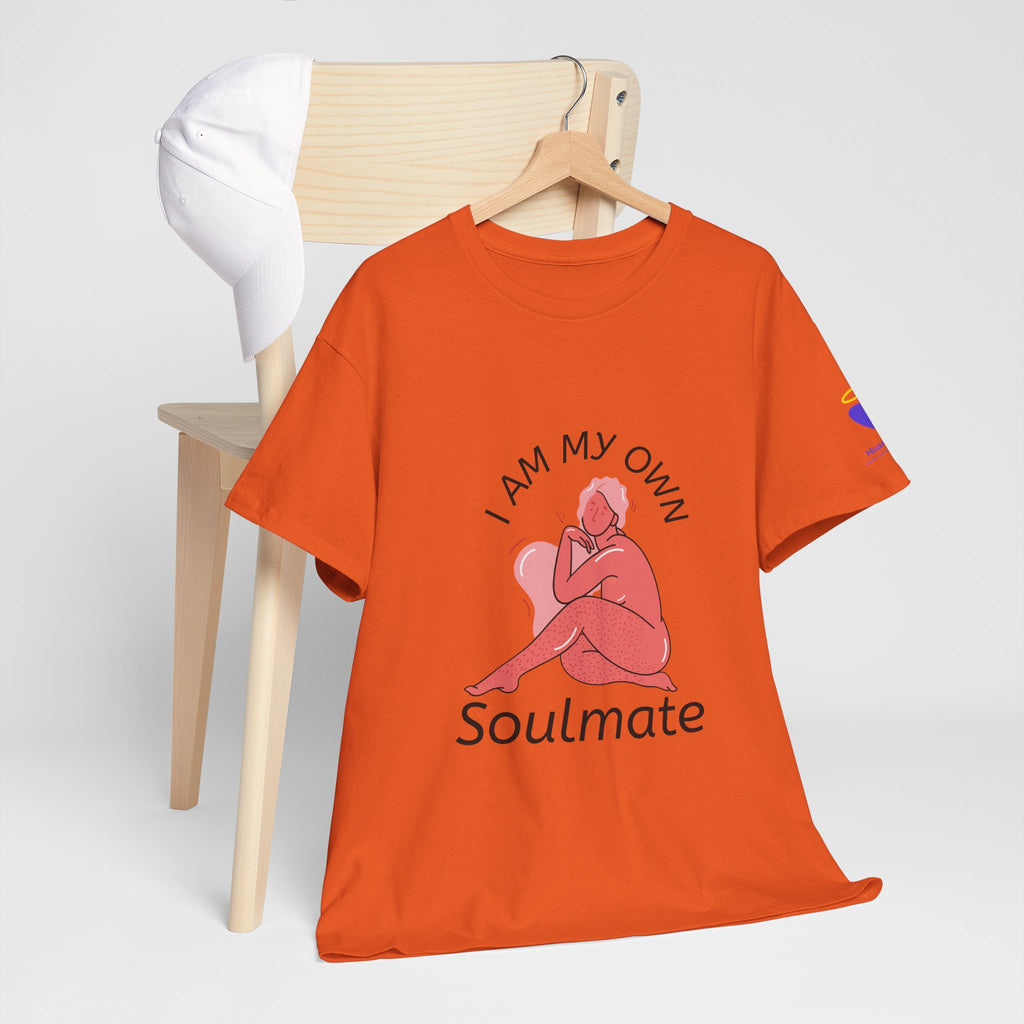 I Am My Own Soulmate - Unisex Heavy Cotton T-Shirt (Round Neck)