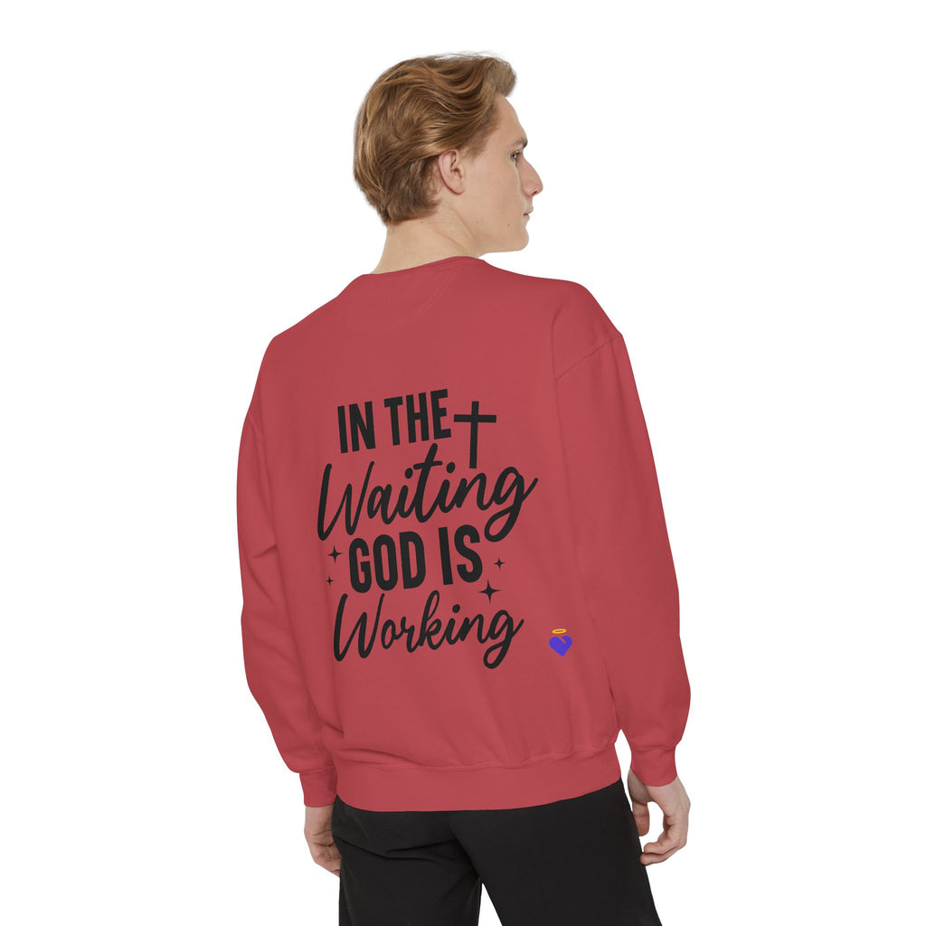In the Waiting | Unisex Dyed Sweatshirt