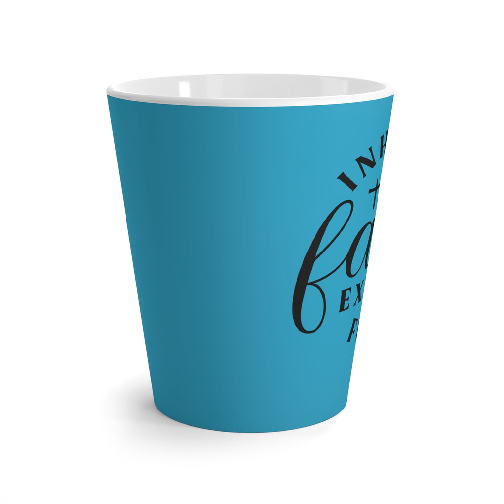 Inhale Faith | Blue Latte Mug