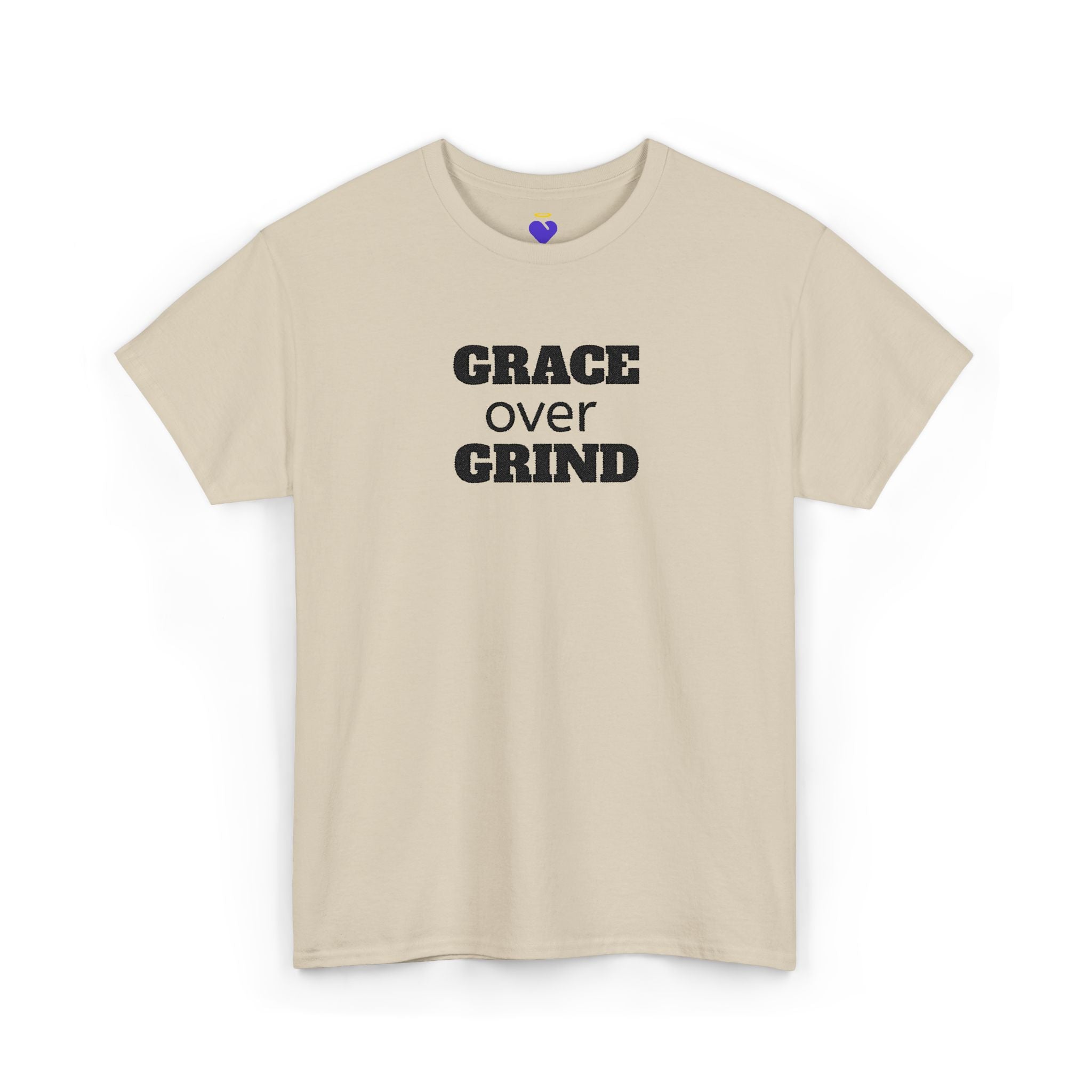 Grace over Grind | Embroidered Unisex Classic T-Shirt