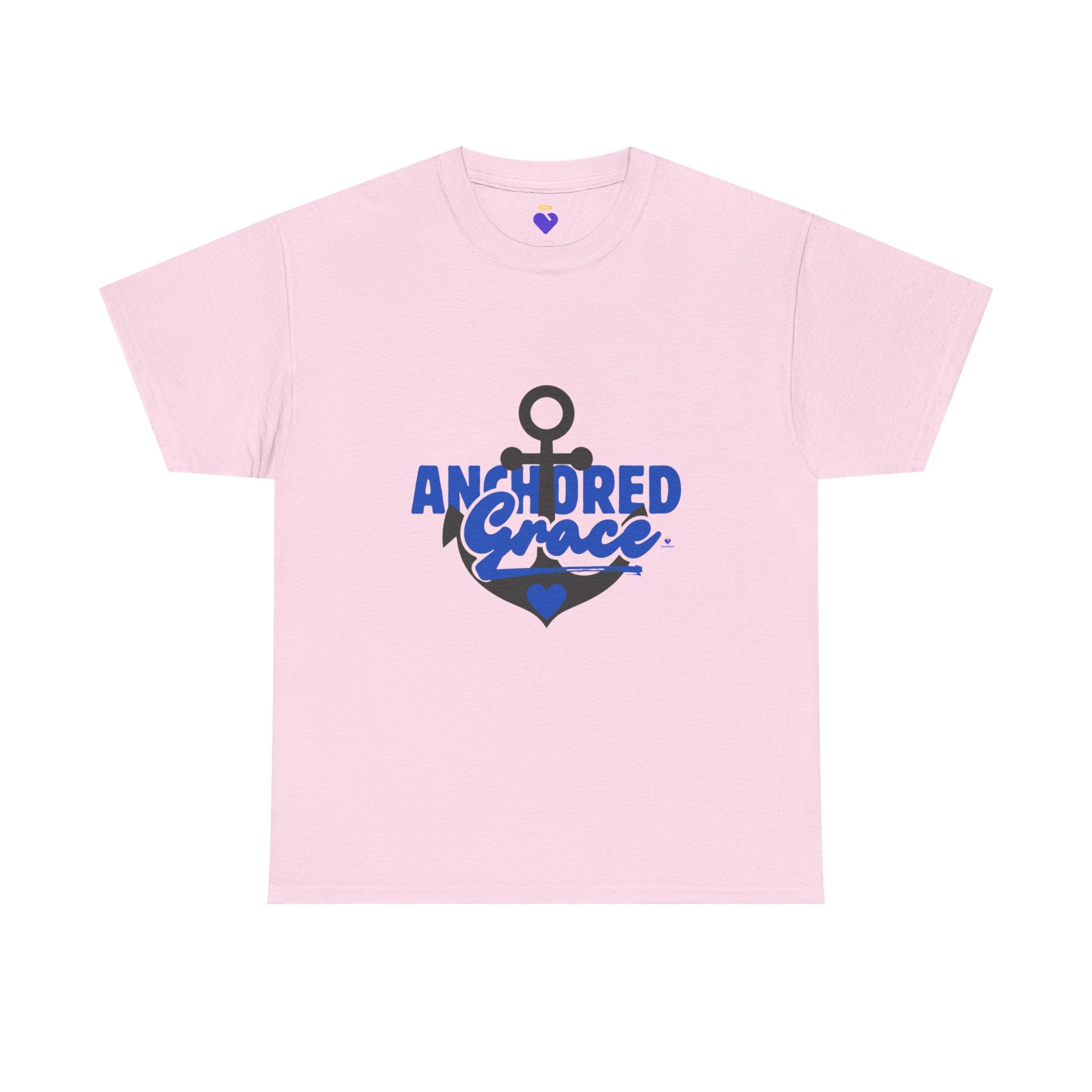 Anchored in Grace Shirt | Unisex Heavy Cotton T-Shirt