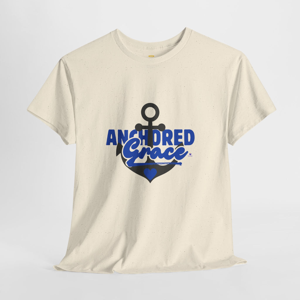 Anchored in Grace Shirt | Unisex Heavy Cotton T-Shirt