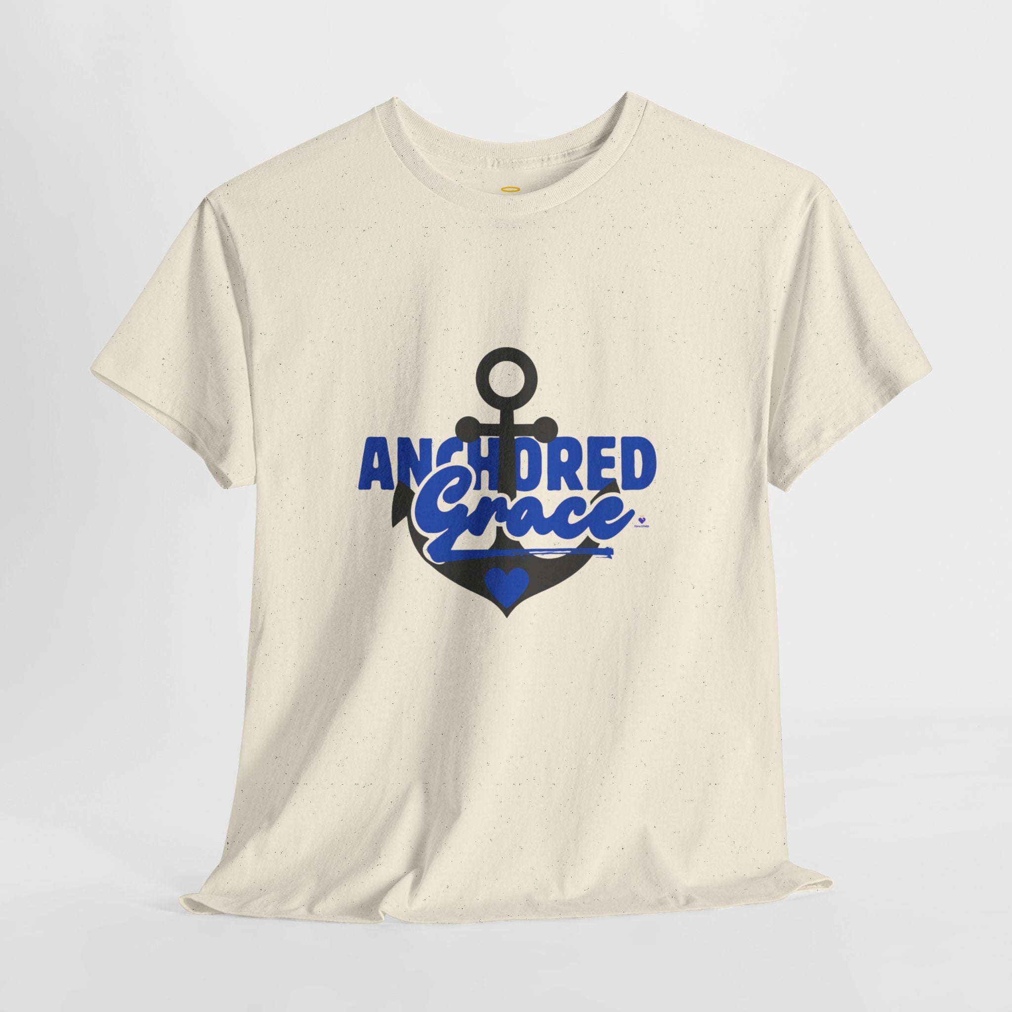 Anchored in Grace Shirt | Unisex Heavy Cotton T-Shirt