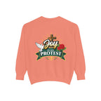 Joy Is My Protest Sweatshirt | Unisex Garment-Dyed Sweatshirt