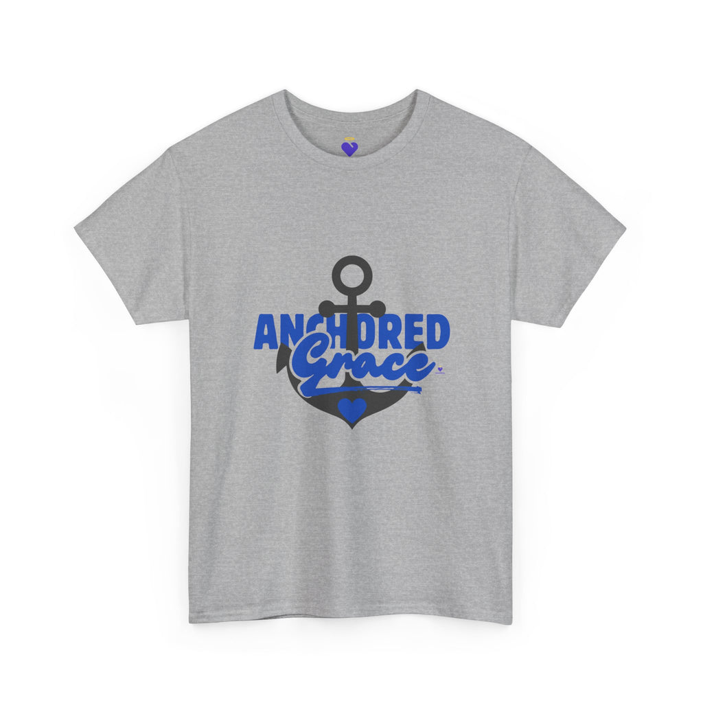 Anchored in Grace Shirt | Unisex Heavy Cotton T-Shirt