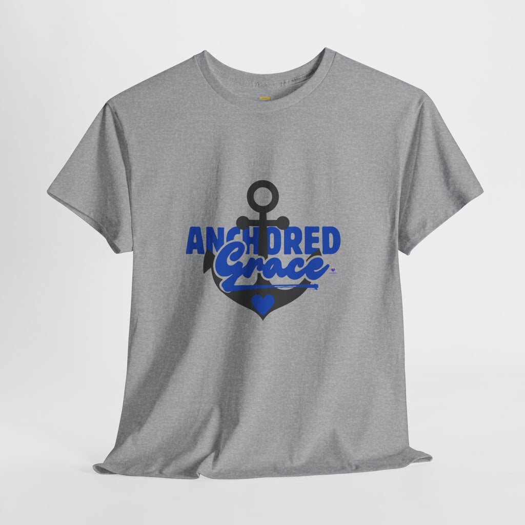 Anchored in Grace Shirt | Unisex Heavy Cotton T-Shirt
