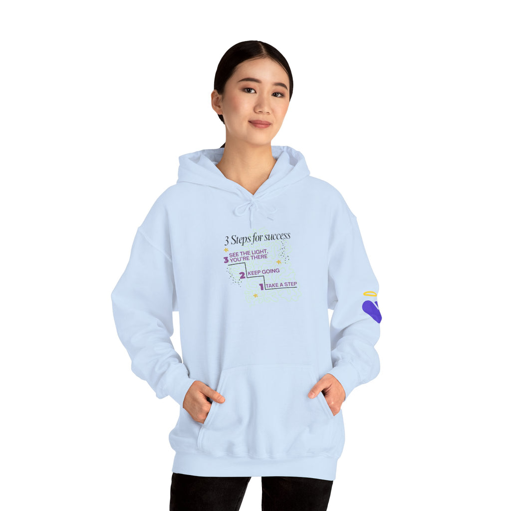 3 Steps to Success - Unisex Heavy Blend™ Hooded Sweatshirt