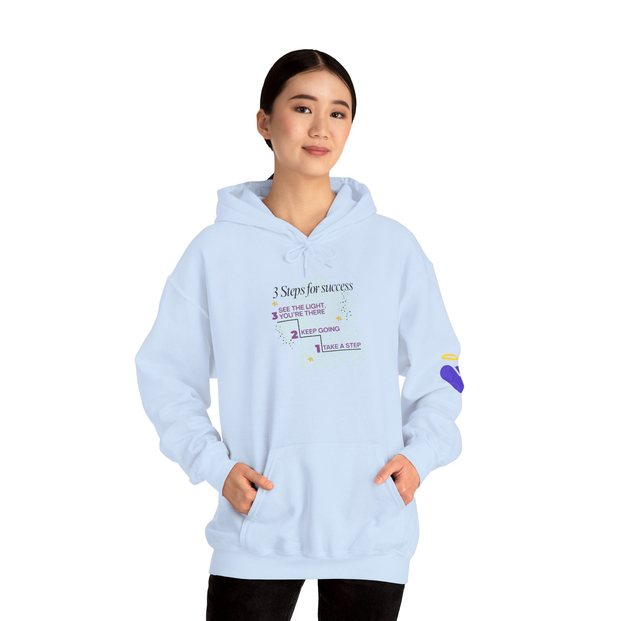 3 Steps to Success - Unisex Heavy Blend™ Hooded Sweatshirt