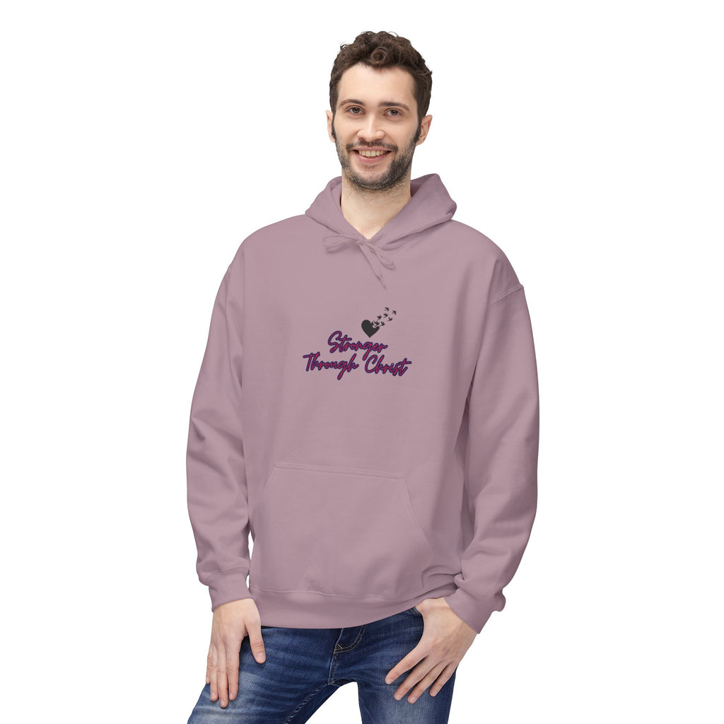 Stronger through Christ |Unisex Midweight Hooded Sweatshirt