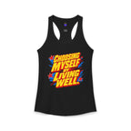 Choosing Myself by Living Well | Women's Racerback Tank Top