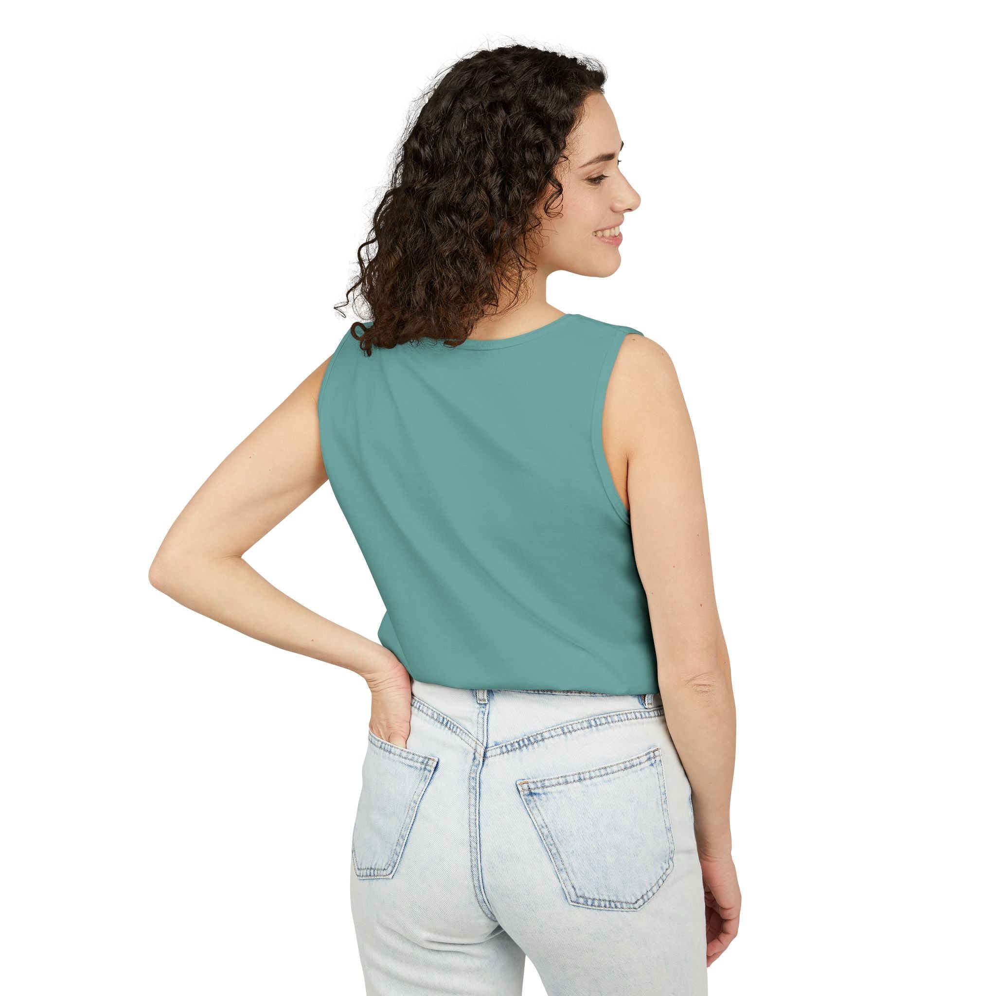 Protecting My Peace | Unisex Garment-Dyed Tank Top