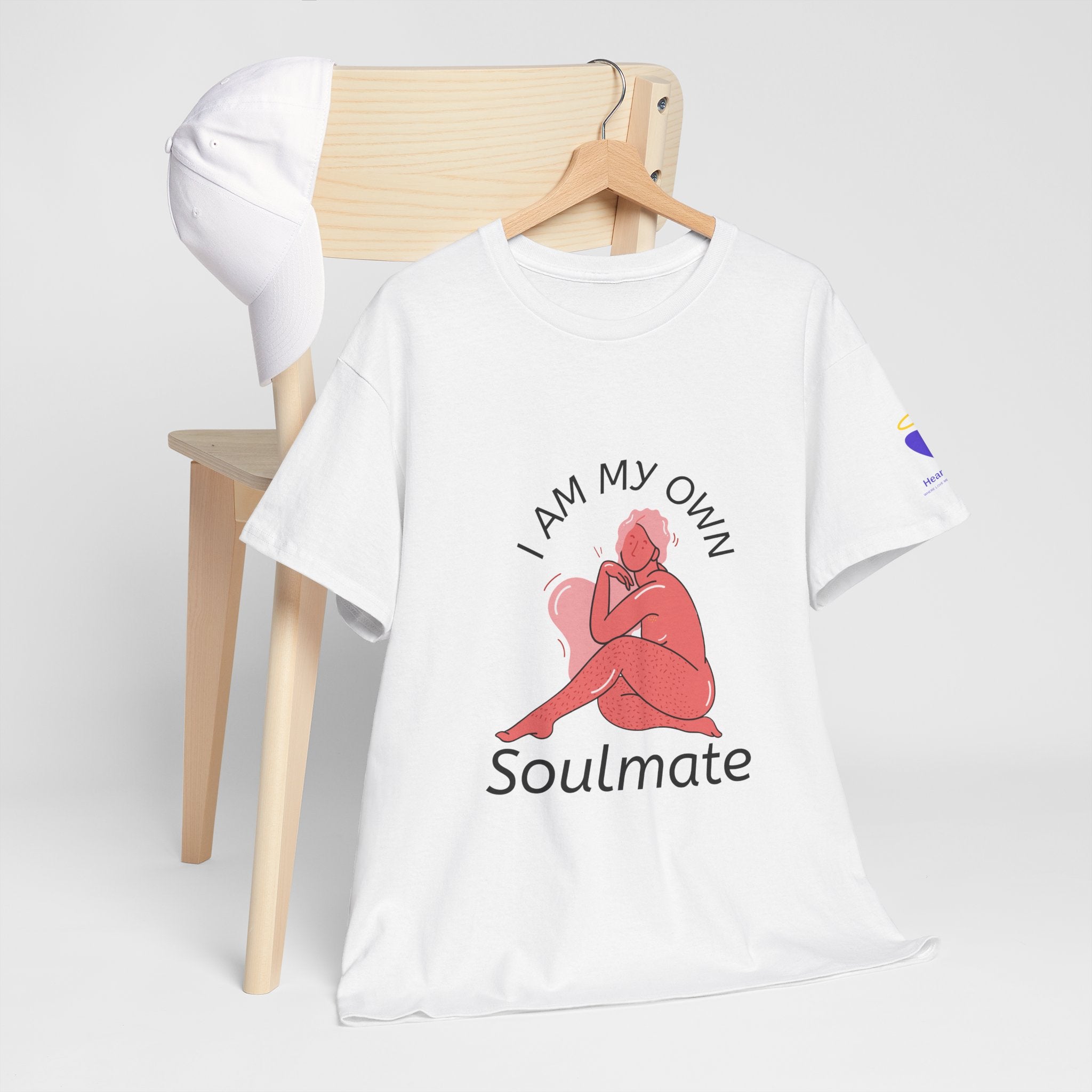 I Am My Own Soulmate - Unisex Heavy Cotton T-Shirt (Round Neck)
