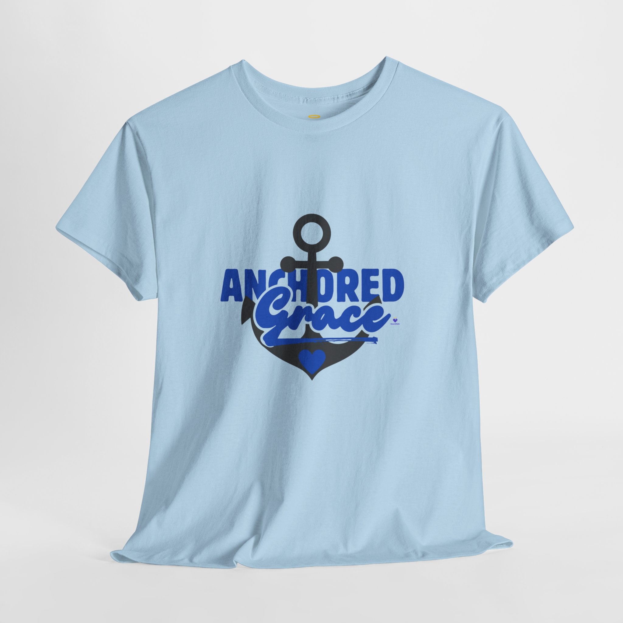 Anchored in Grace Shirt | Unisex Heavy Cotton T-Shirt