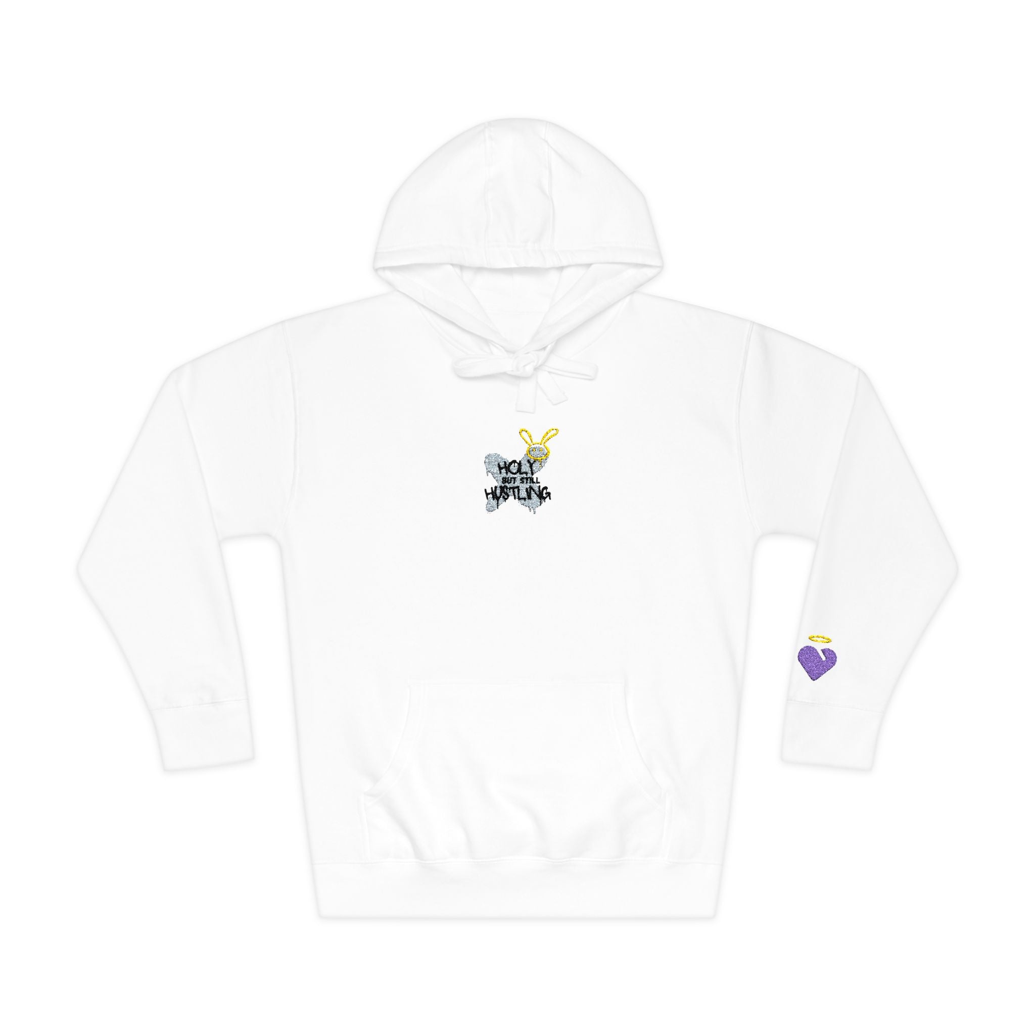 Holy But Still Hustling | Unisex Fleece Pullover Hoodie