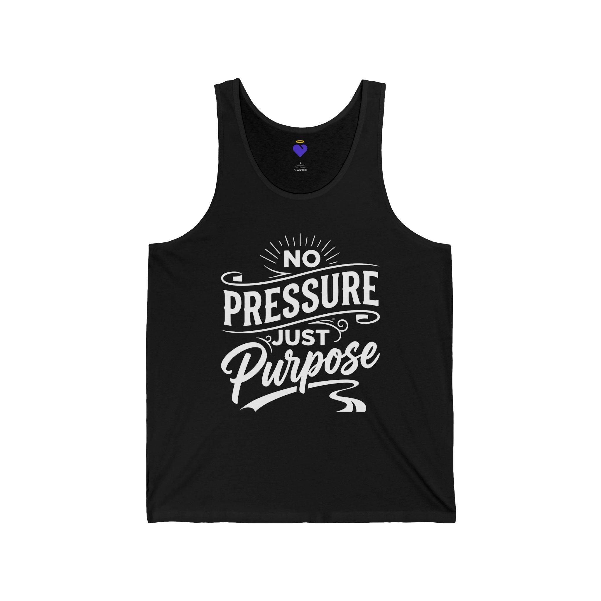 No Pressure, Just Purpose | Men's Staple Tank Top