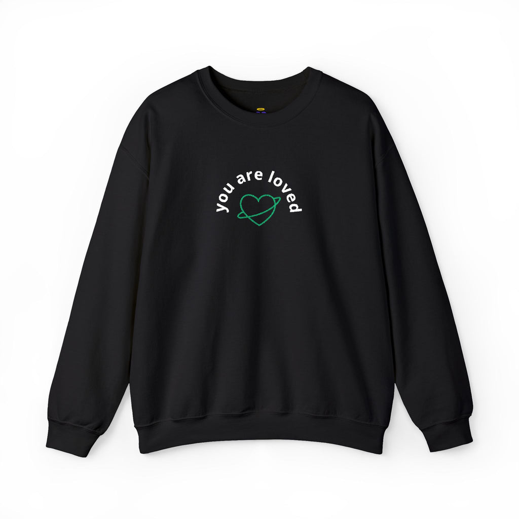 You are Loved | Embroidered Unisex Heavy Blend Sweatshirt (Crewneck)