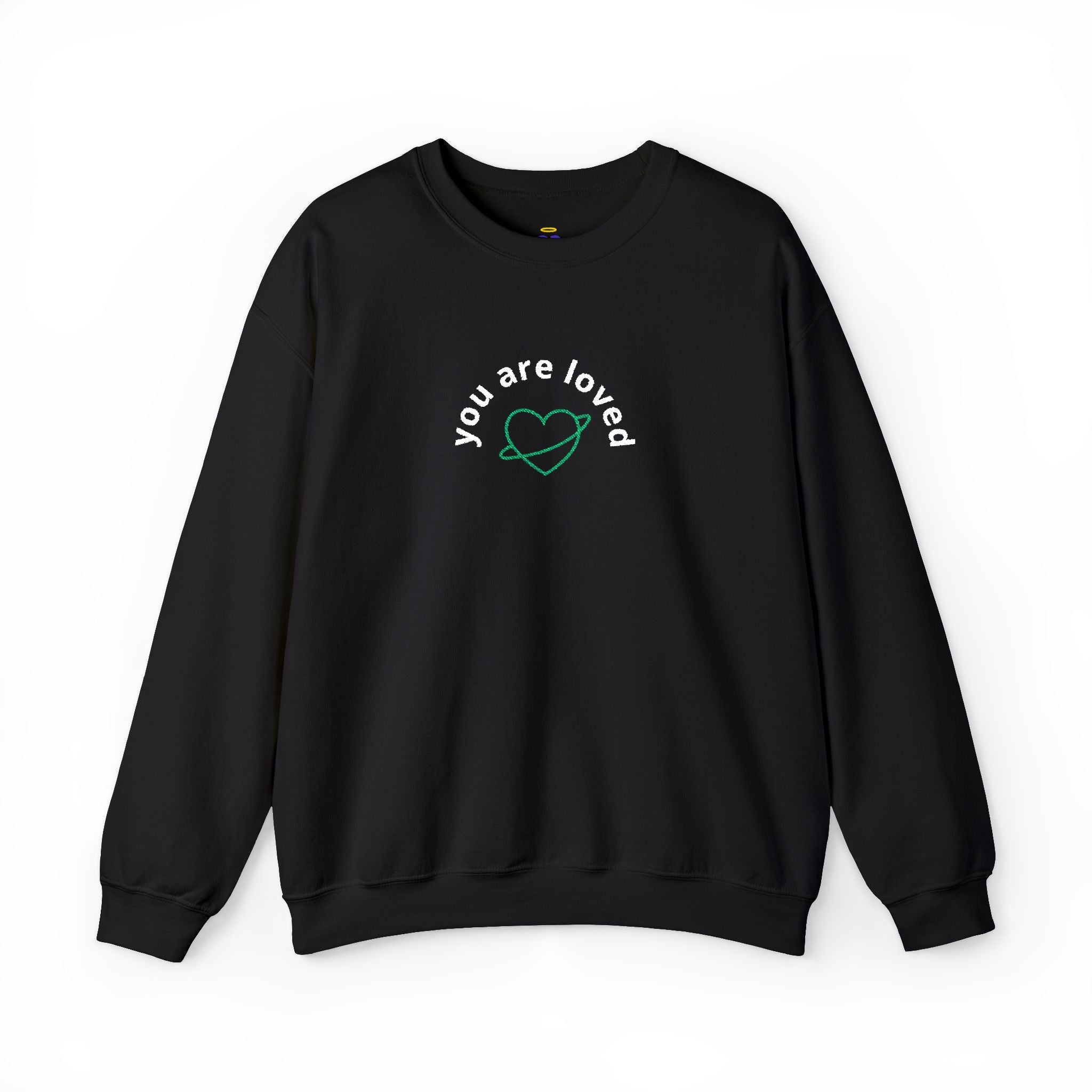 You are Loved | Embroidered Unisex Heavy Blend Sweatshirt (Crewneck)