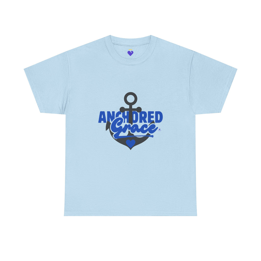 Anchored in Grace Shirt | Unisex Heavy Cotton T-Shirt