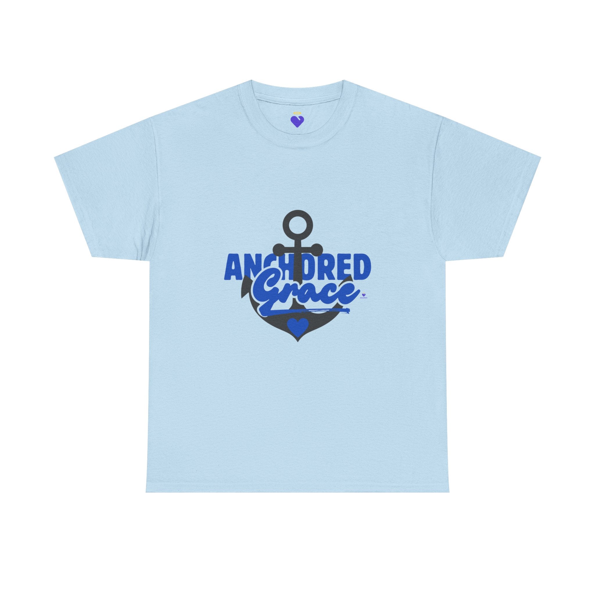 Anchored in Grace Shirt | Unisex Heavy Cotton T-Shirt