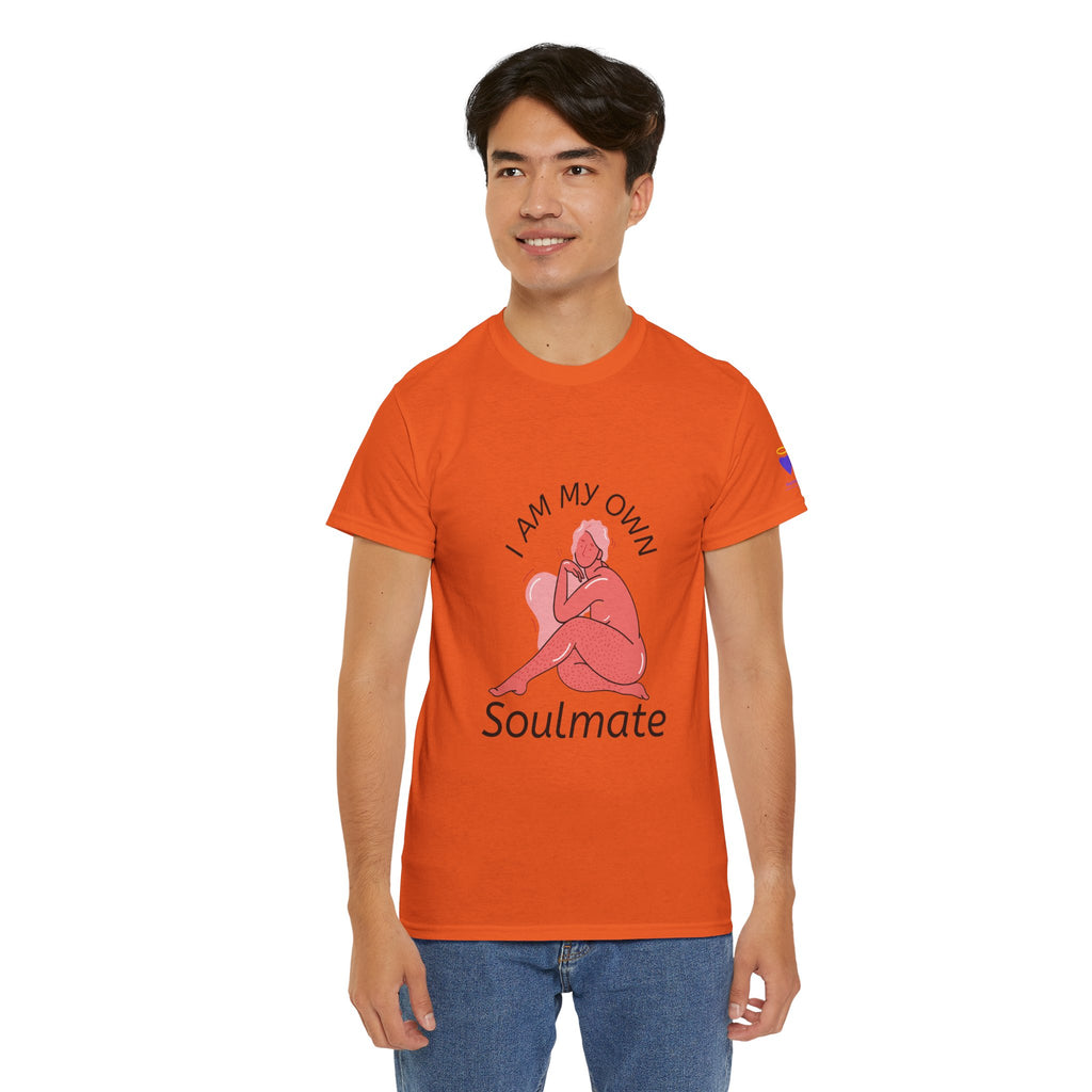 I Am My Own Soulmate - Unisex Heavy Cotton T-Shirt (Round Neck)