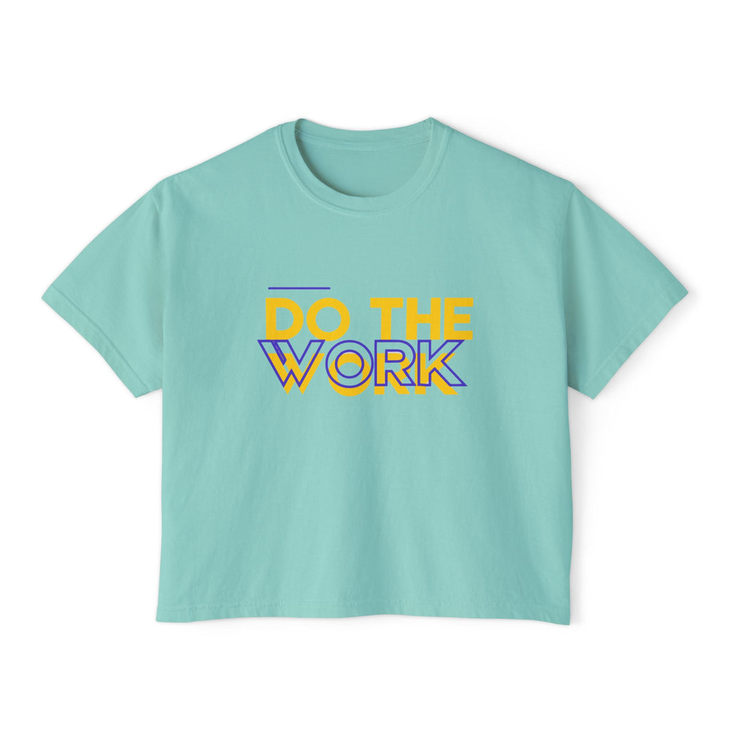 Do The Work | Women's Boxy Crop Top