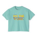 Do The Work | Women's Boxy Crop Top