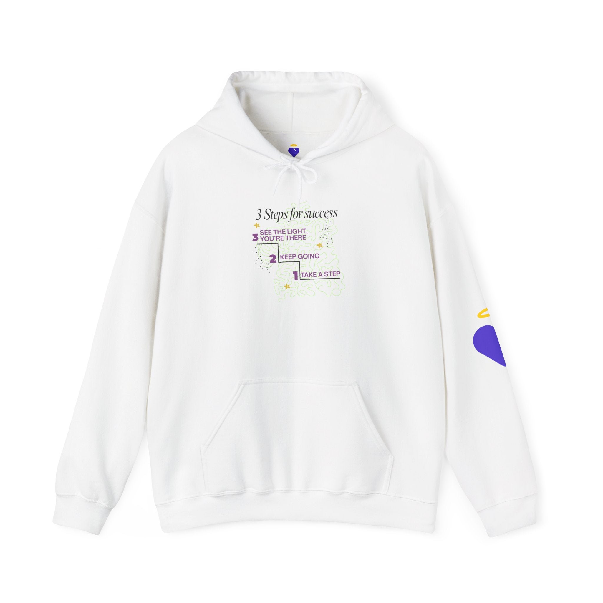 3 Steps to Success - Unisex Heavy Blend™ Hooded Sweatshirt