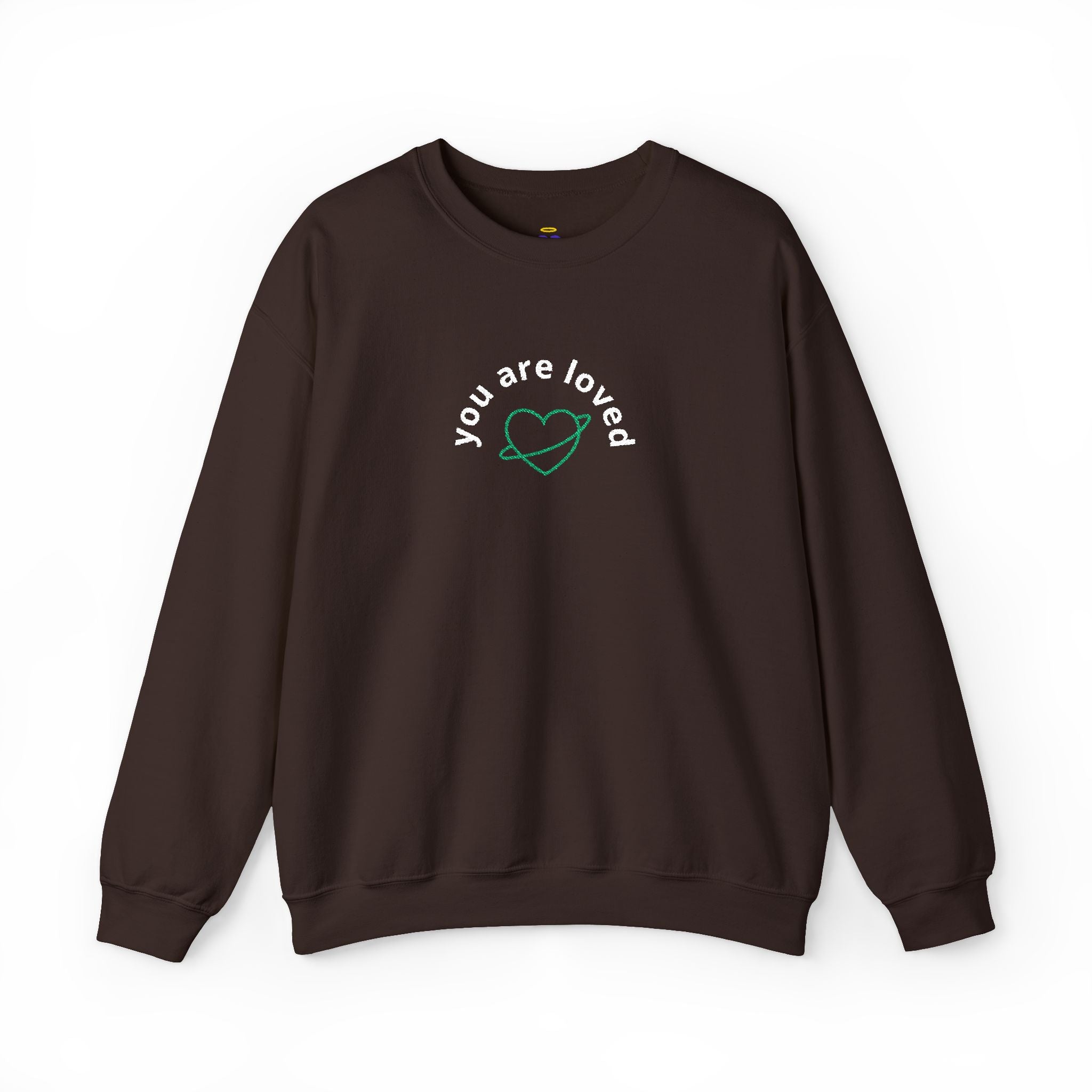 You are Loved | Embroidered Crewneck Sweatshirt