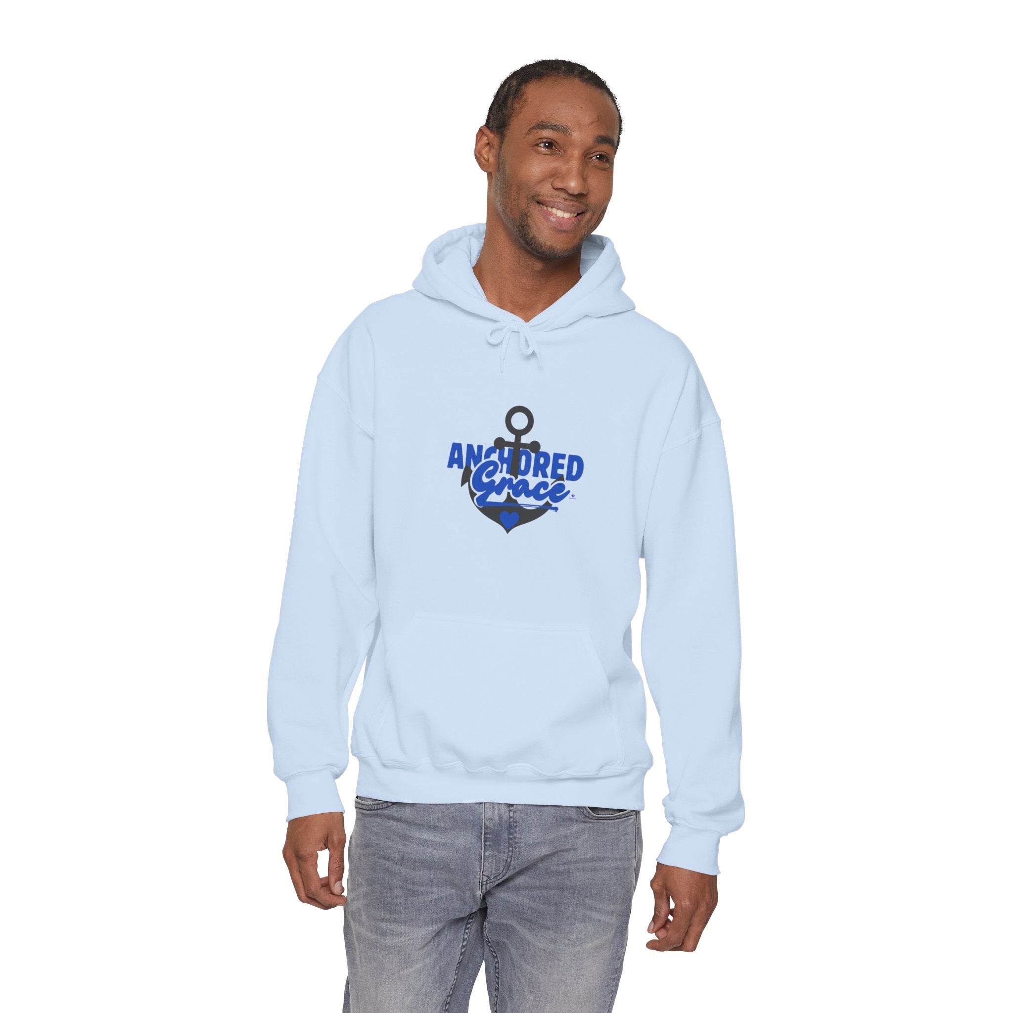 Anchored in Grace Hoodie-Unisex Heavy Blend™ Hooded Sweatshirt