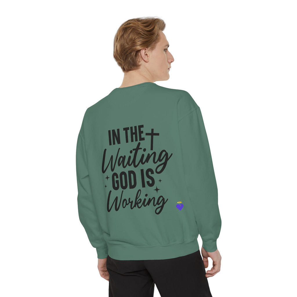 In the Waiting | Unisex Dyed Sweatshirt