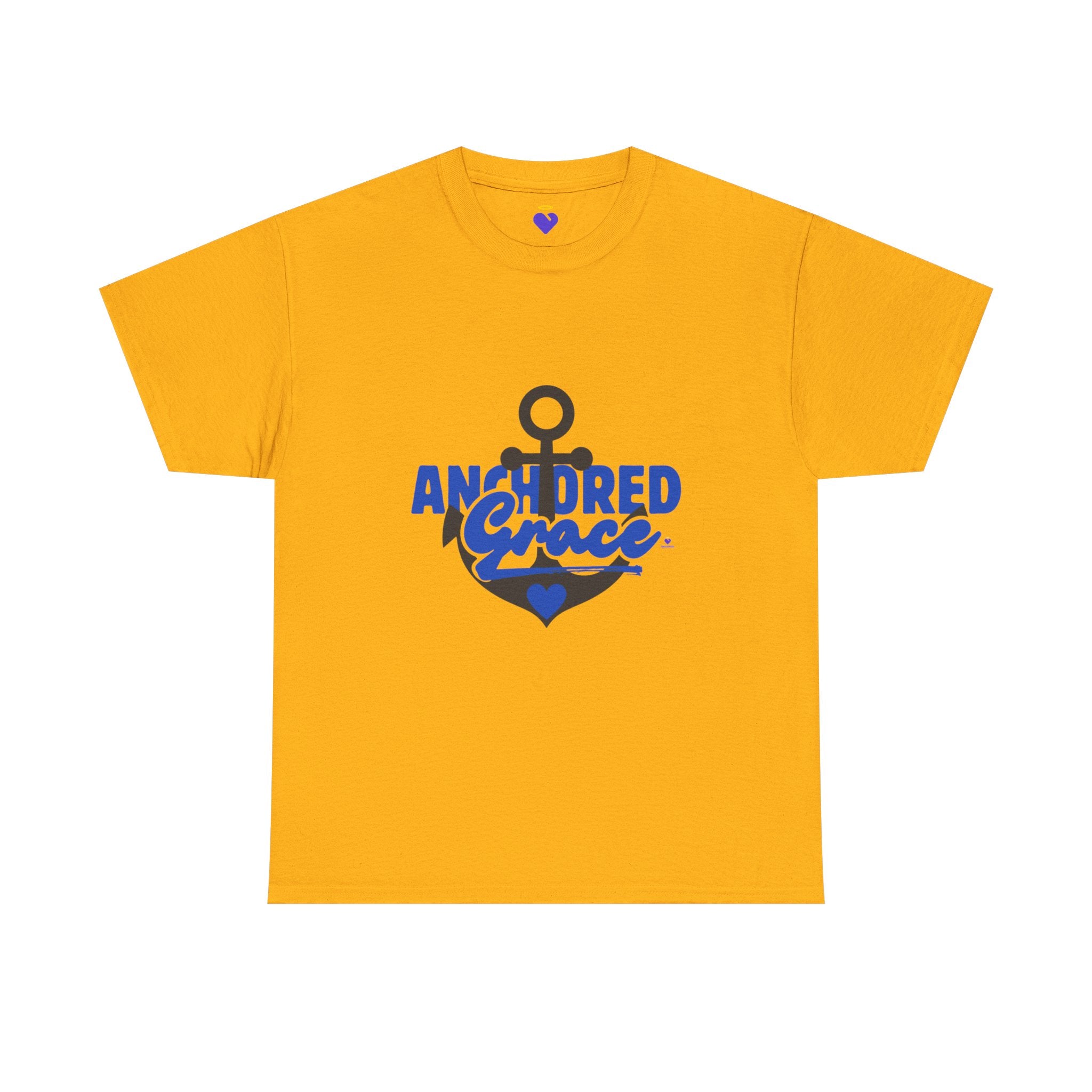Anchored in Grace Shirt | Unisex Heavy Cotton T-Shirt