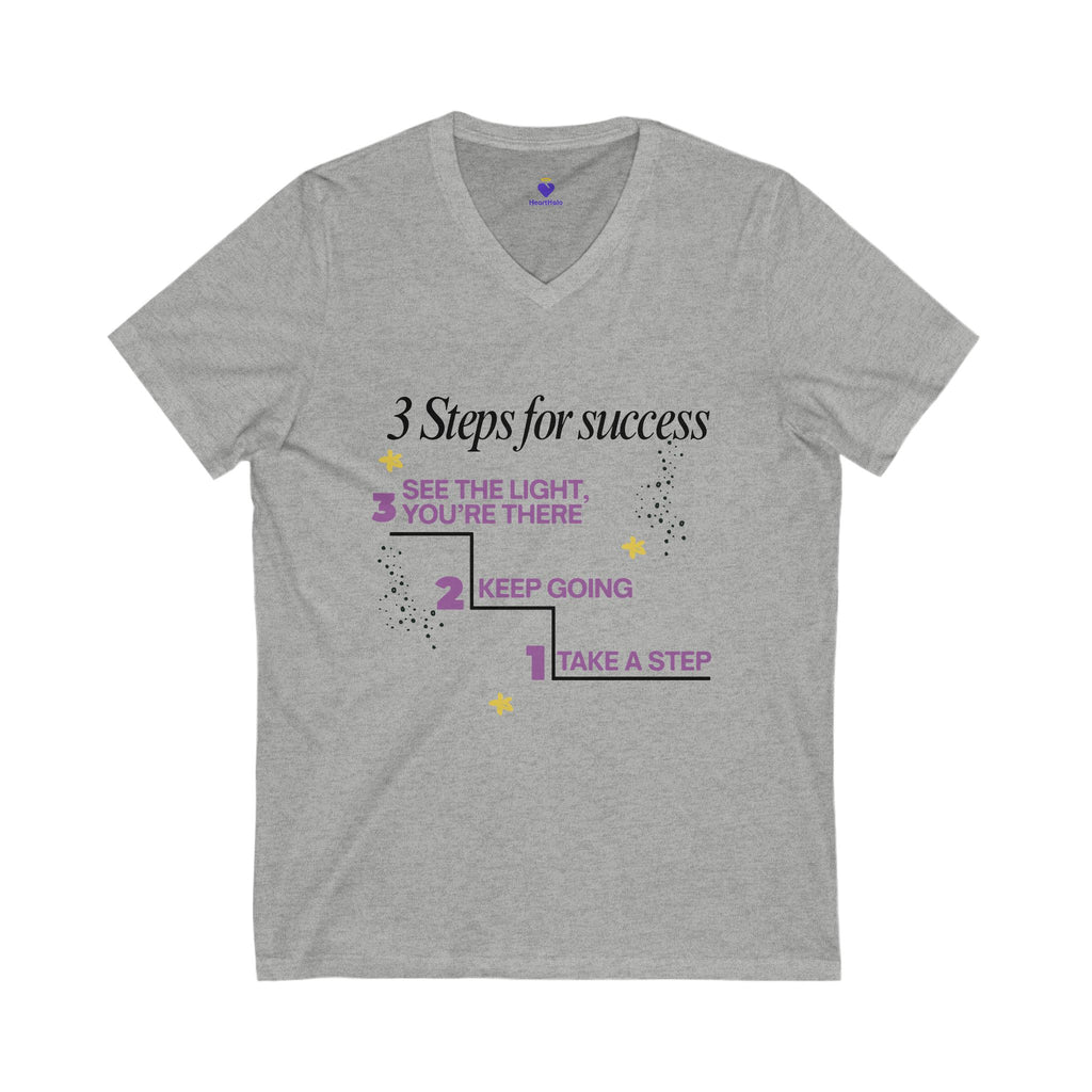 3 Steps to Success V-Neck Tee