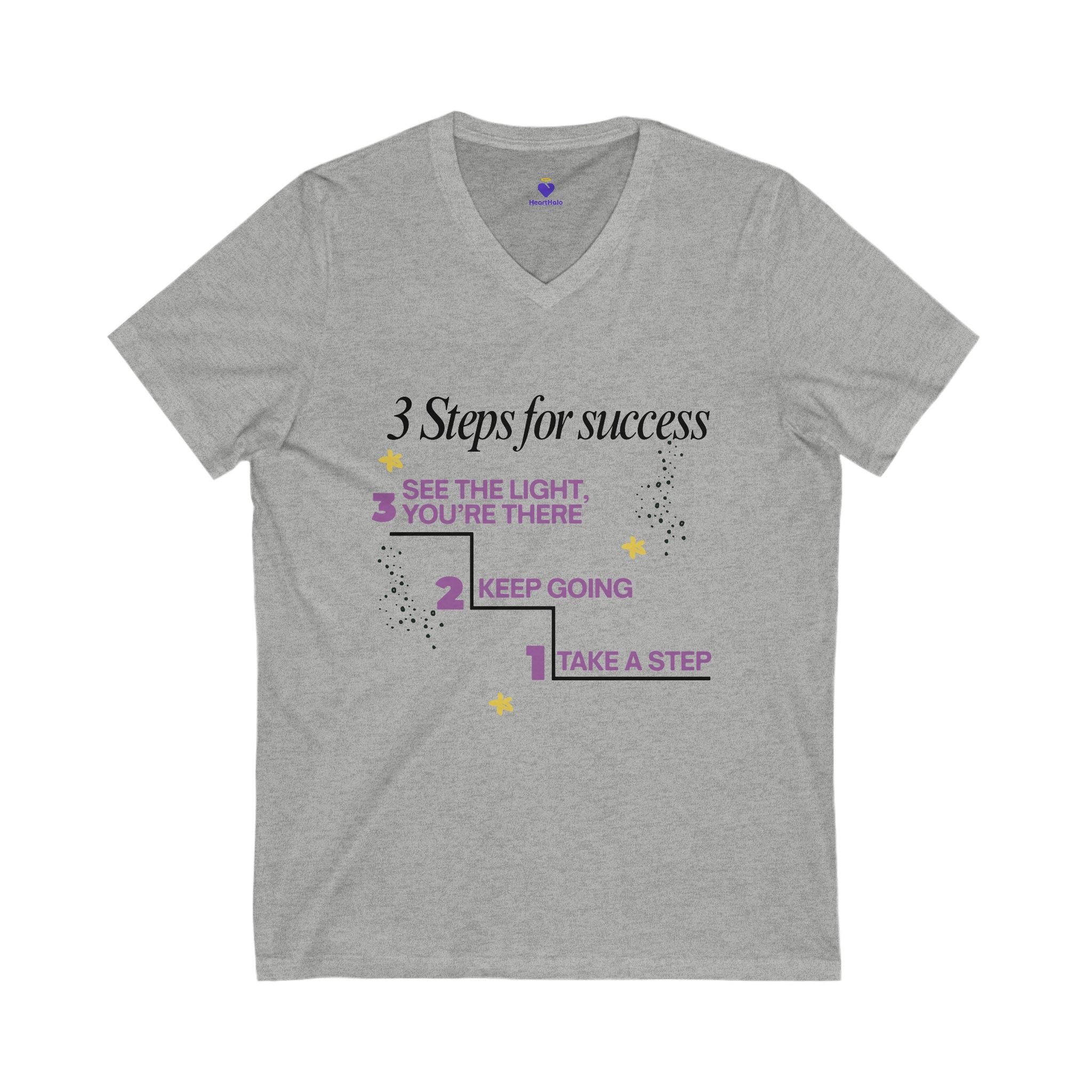 3 Steps to Success V-Neck Tee