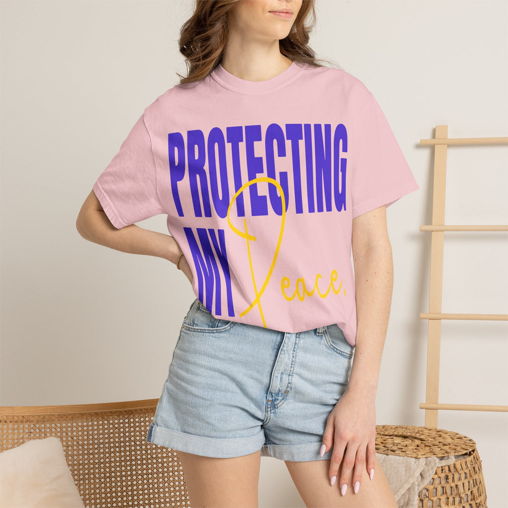 Protecting My Peace | Unisex Garment-Dyed T-Shirt T-Shirt - HeartHalo