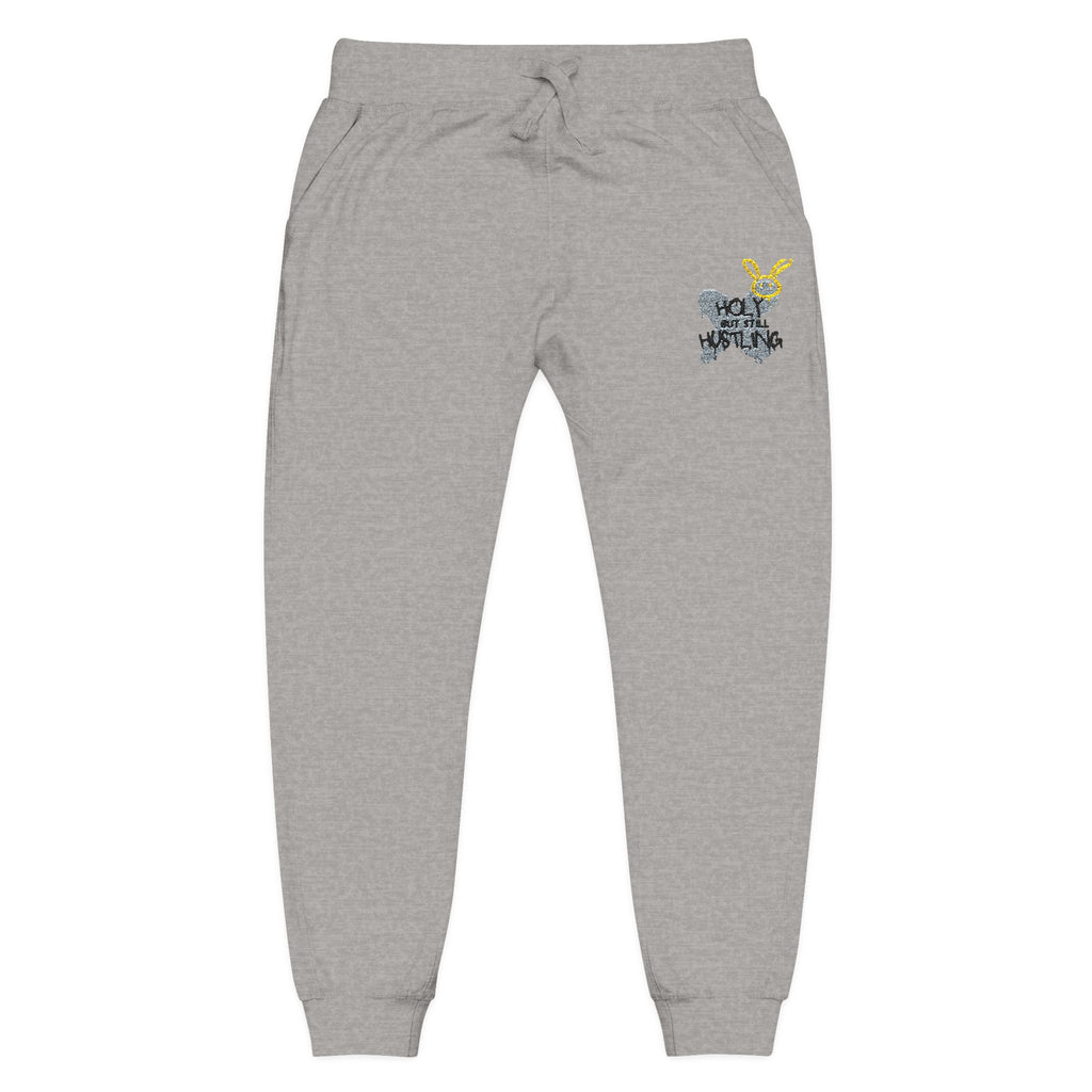Holy But Still Hustling | Unisex Fleece Sweatpants