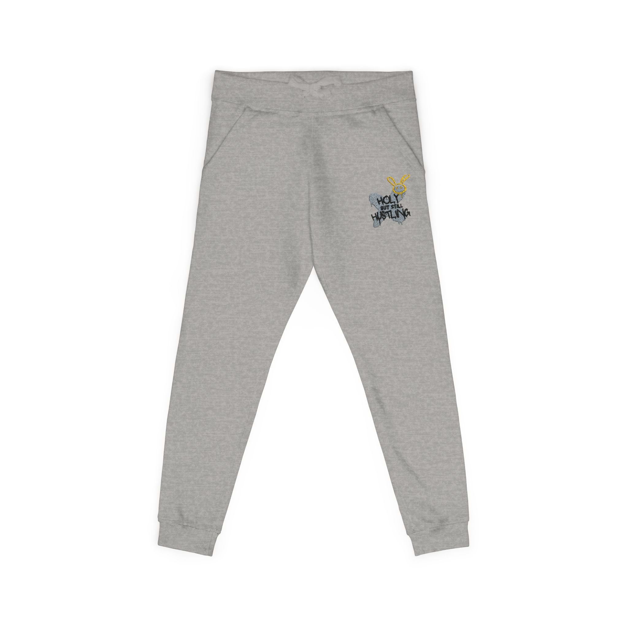 Holy But Still Hustling | Unisex Fleece Sweatpants