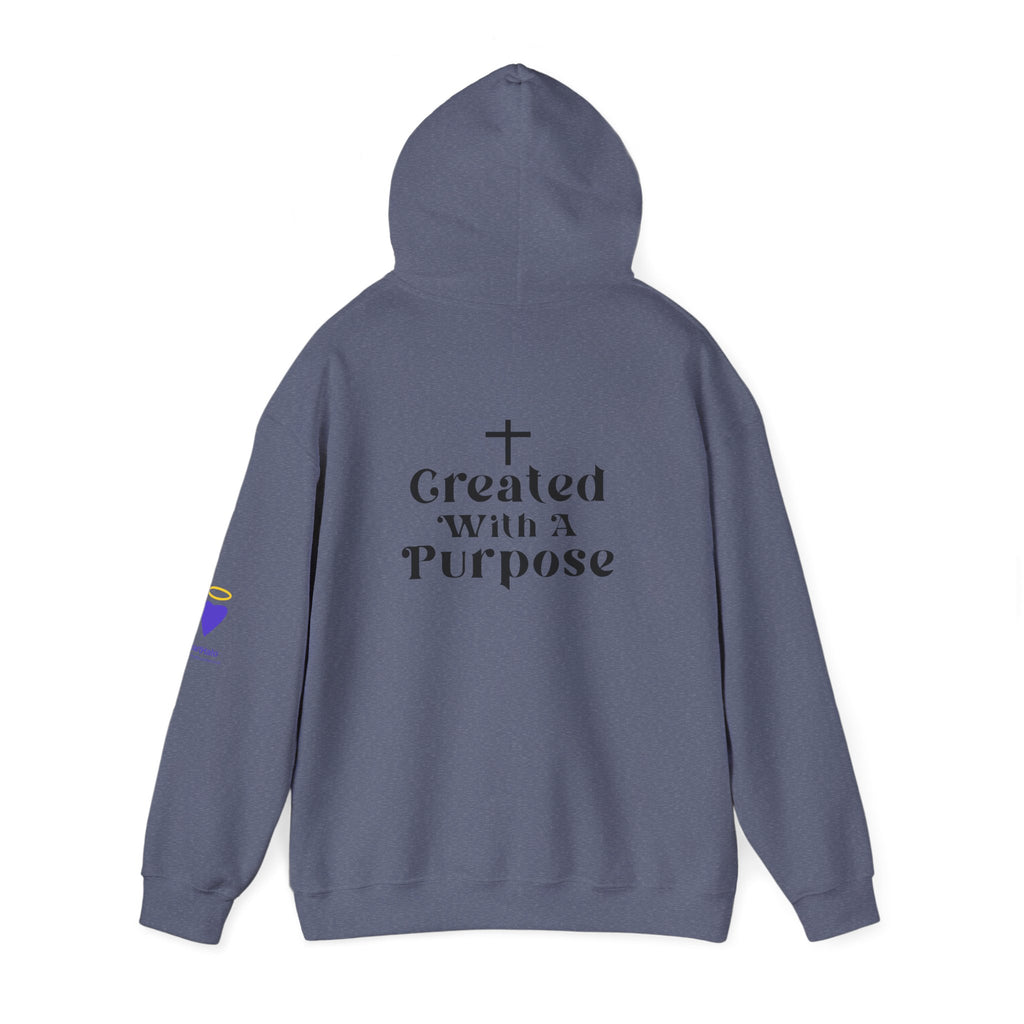 Created with a Purpose | Unisex Hooded Sweatshirt