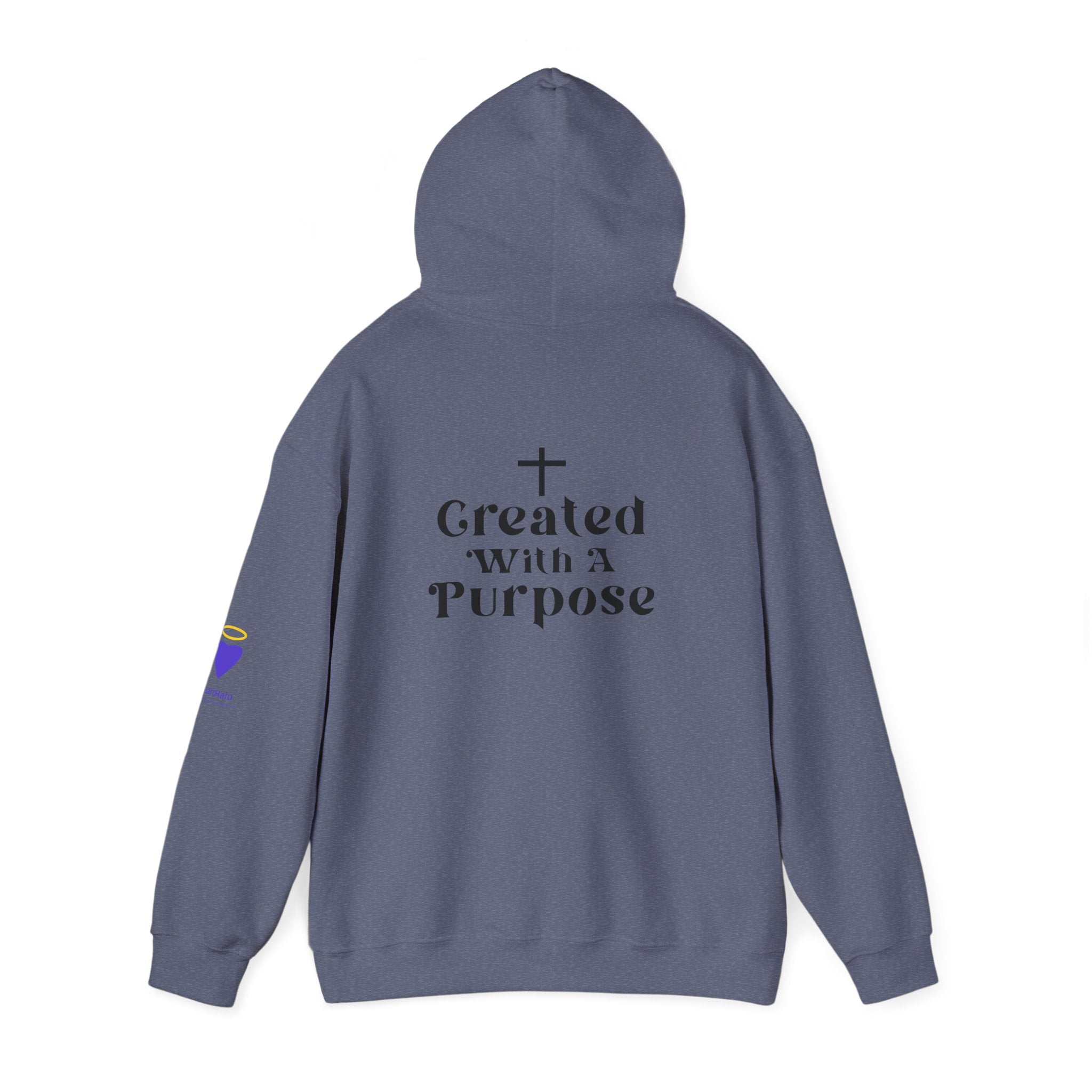 Created with a Purpose | Unisex Hooded Sweatshirt