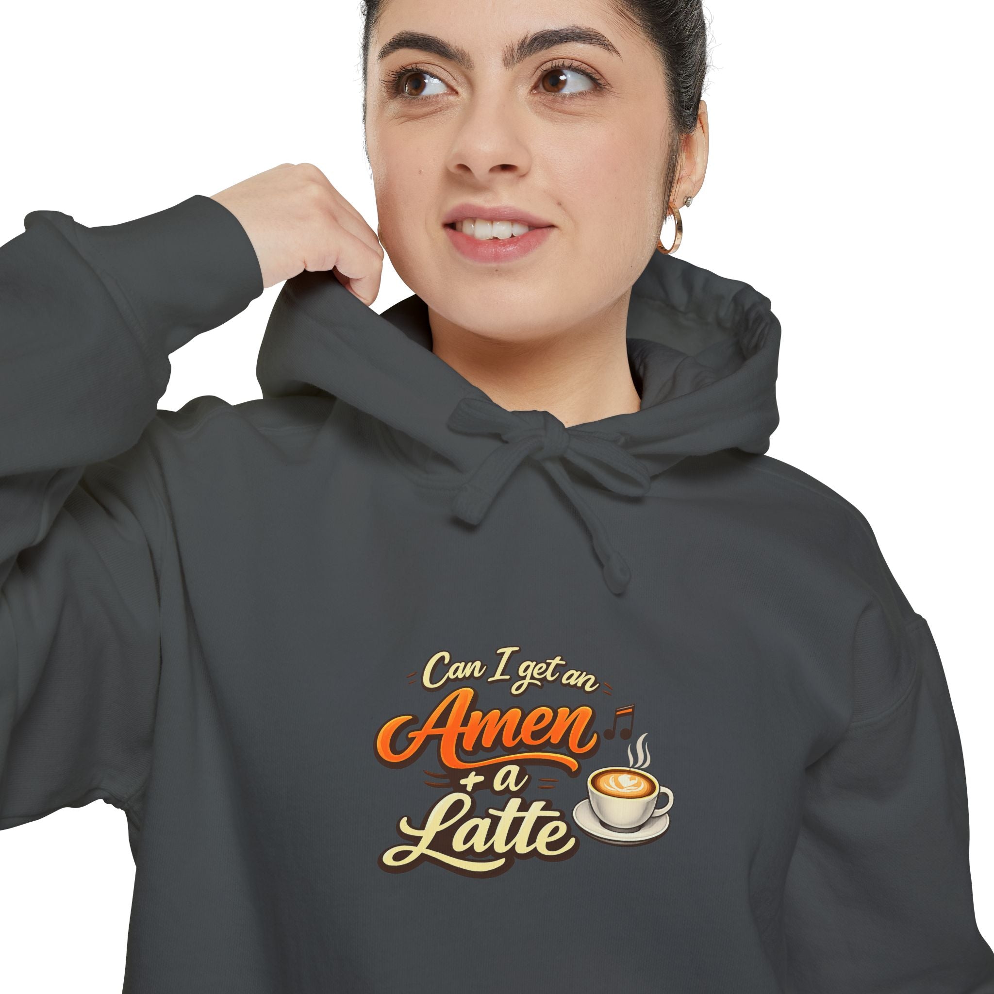 Latte Lover Hoodie — 'All You Need Is A Latte' Cozy Coffee Sweatshirt